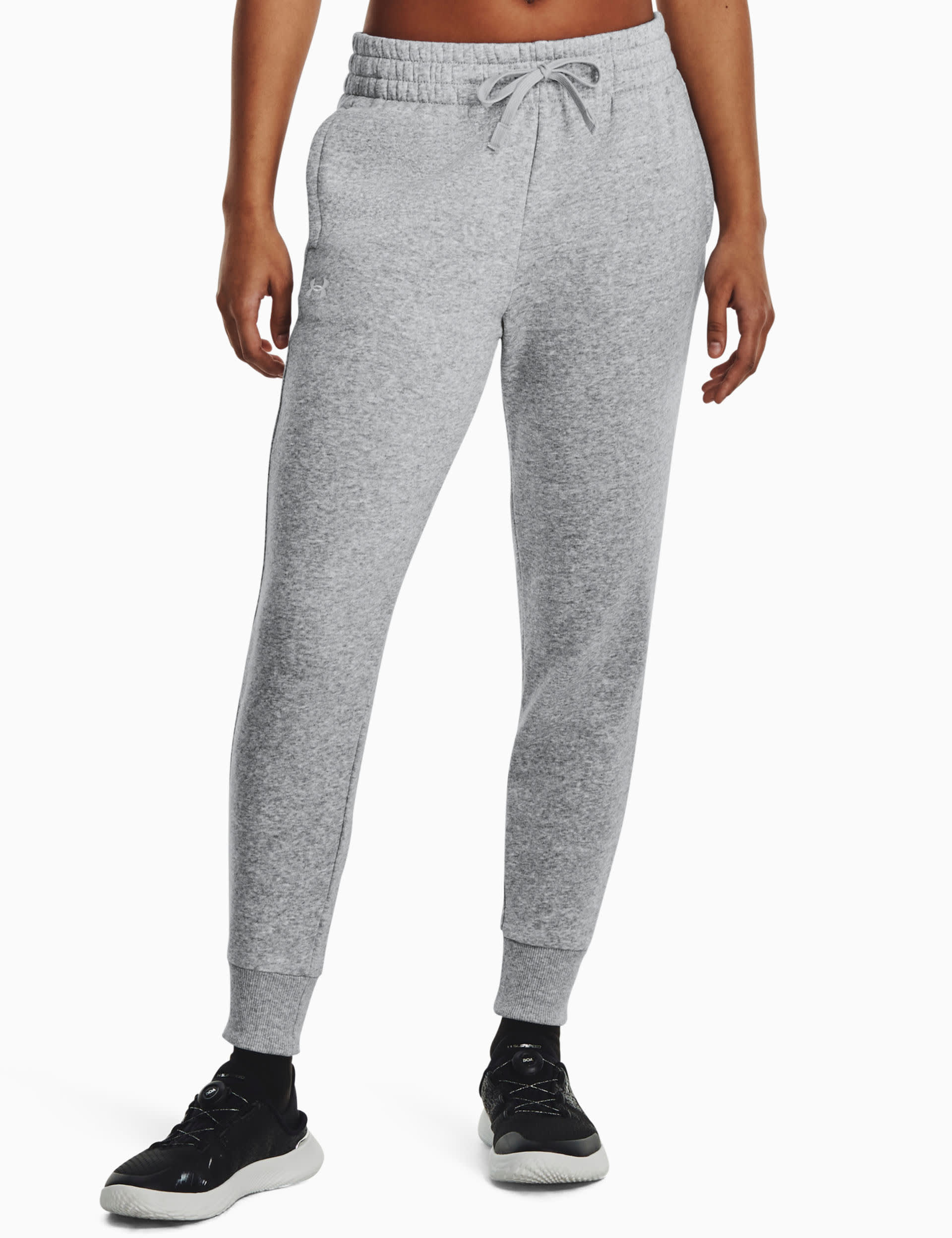 Under Armour Women's Rival Cotton Rich Joggers - M - Grey, Grey