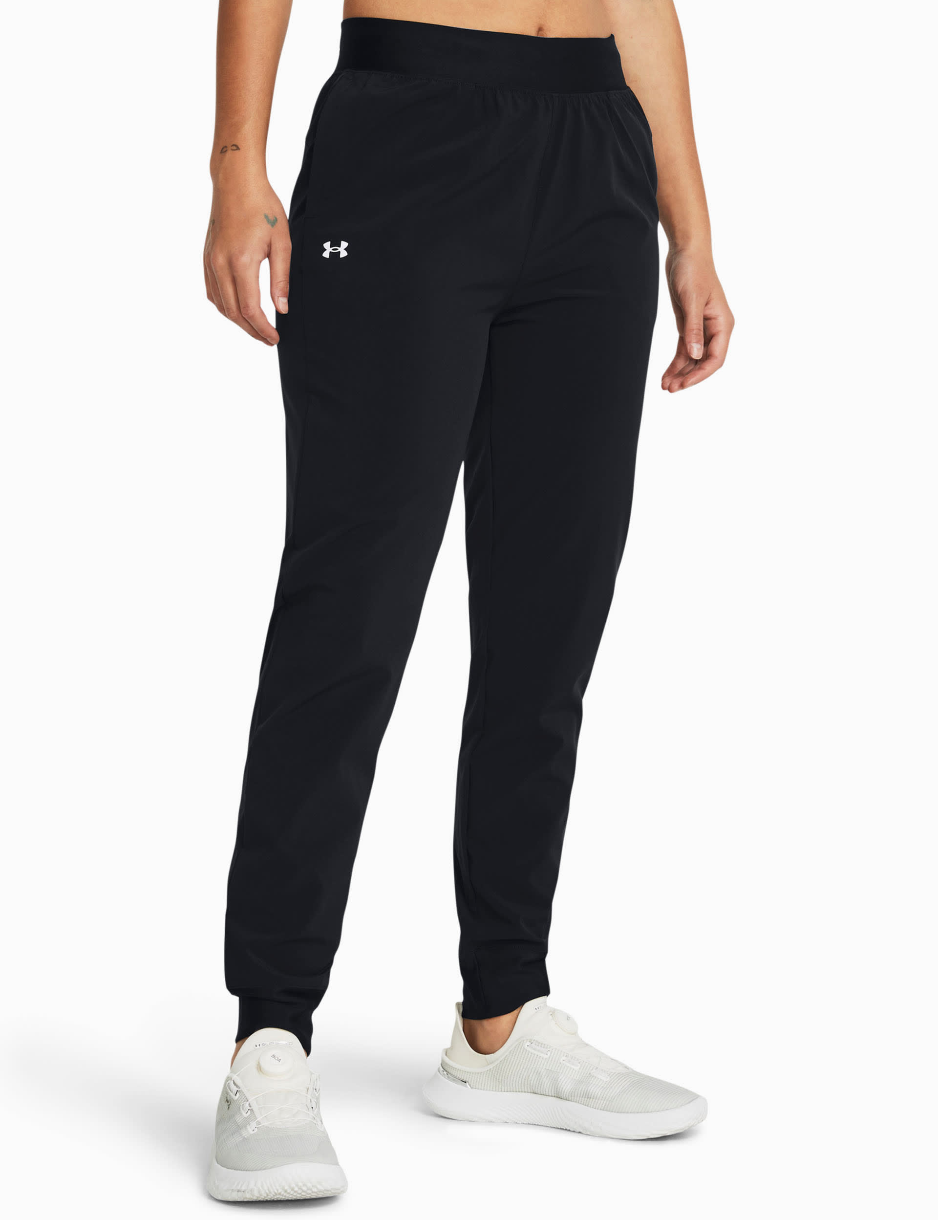 Under Armour Women's Sport Woven High Waisted Joggers - Black, Black