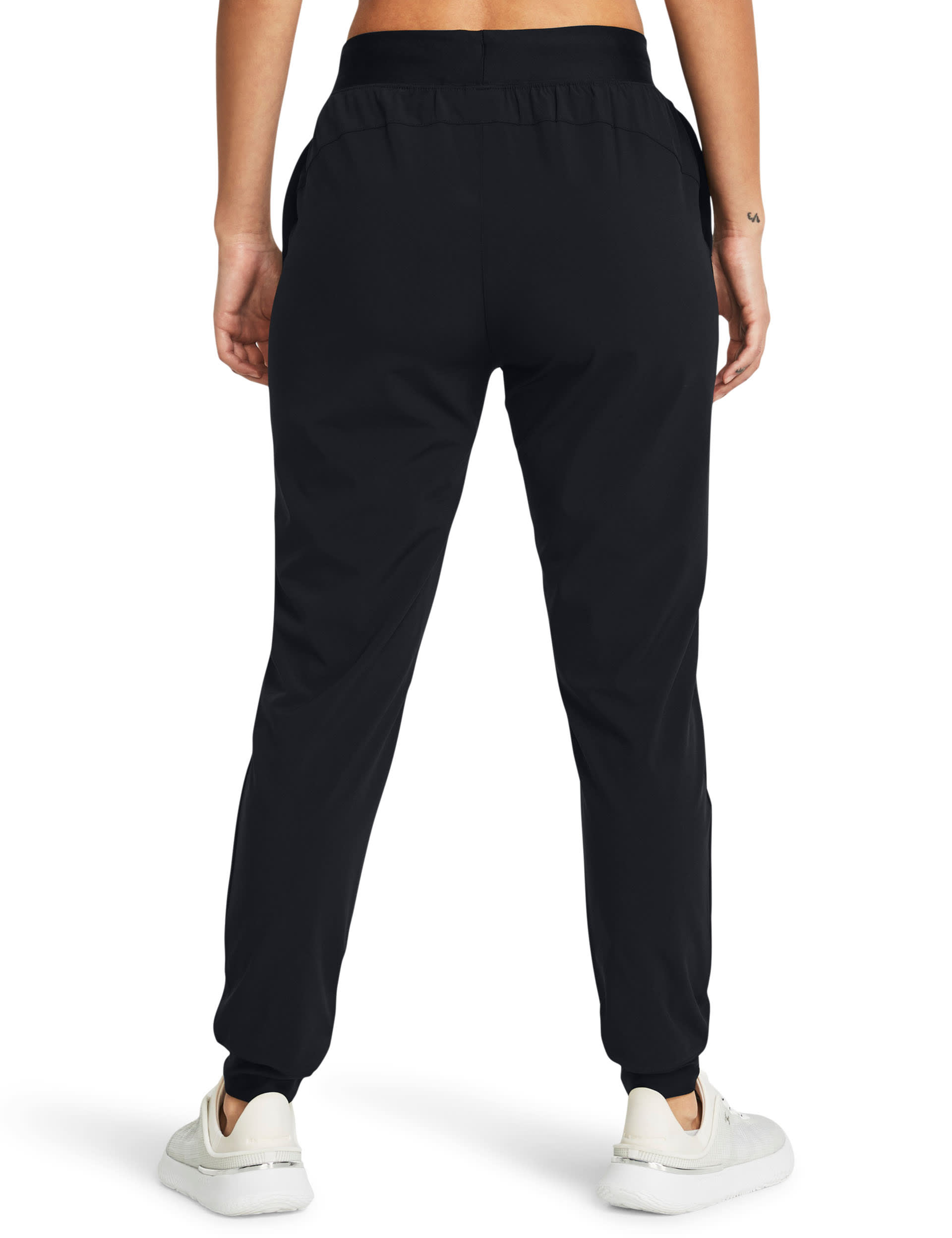 Under Armour Women's Sport Woven High Waisted Joggers - L - Black, Black