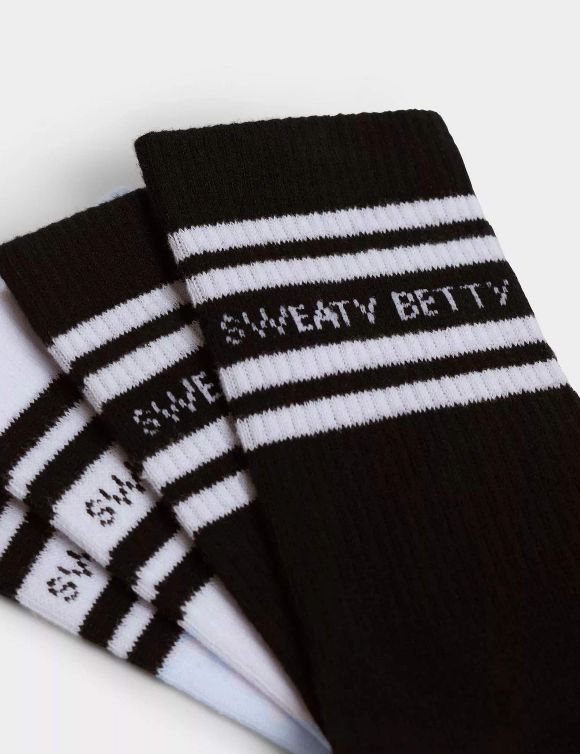 Sweaty Betty Women's 2 Pack Ankle Gripper Cotton Rich Socks - XS-S - White, White