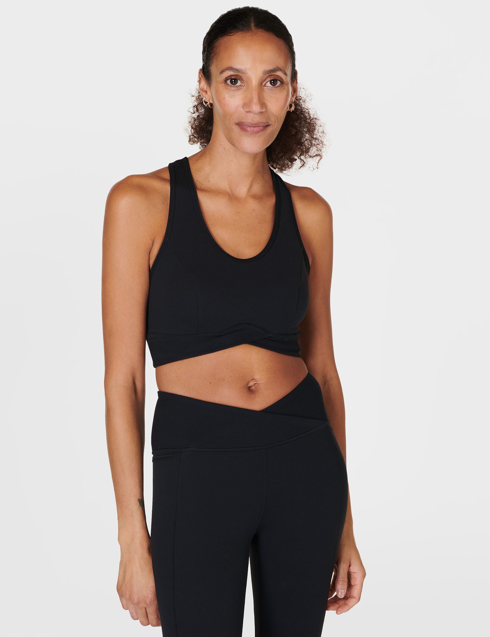 Sweaty Betty Women's Super Soft Ultra-Lite Non-Wired Sports Bra - M - Black, Black