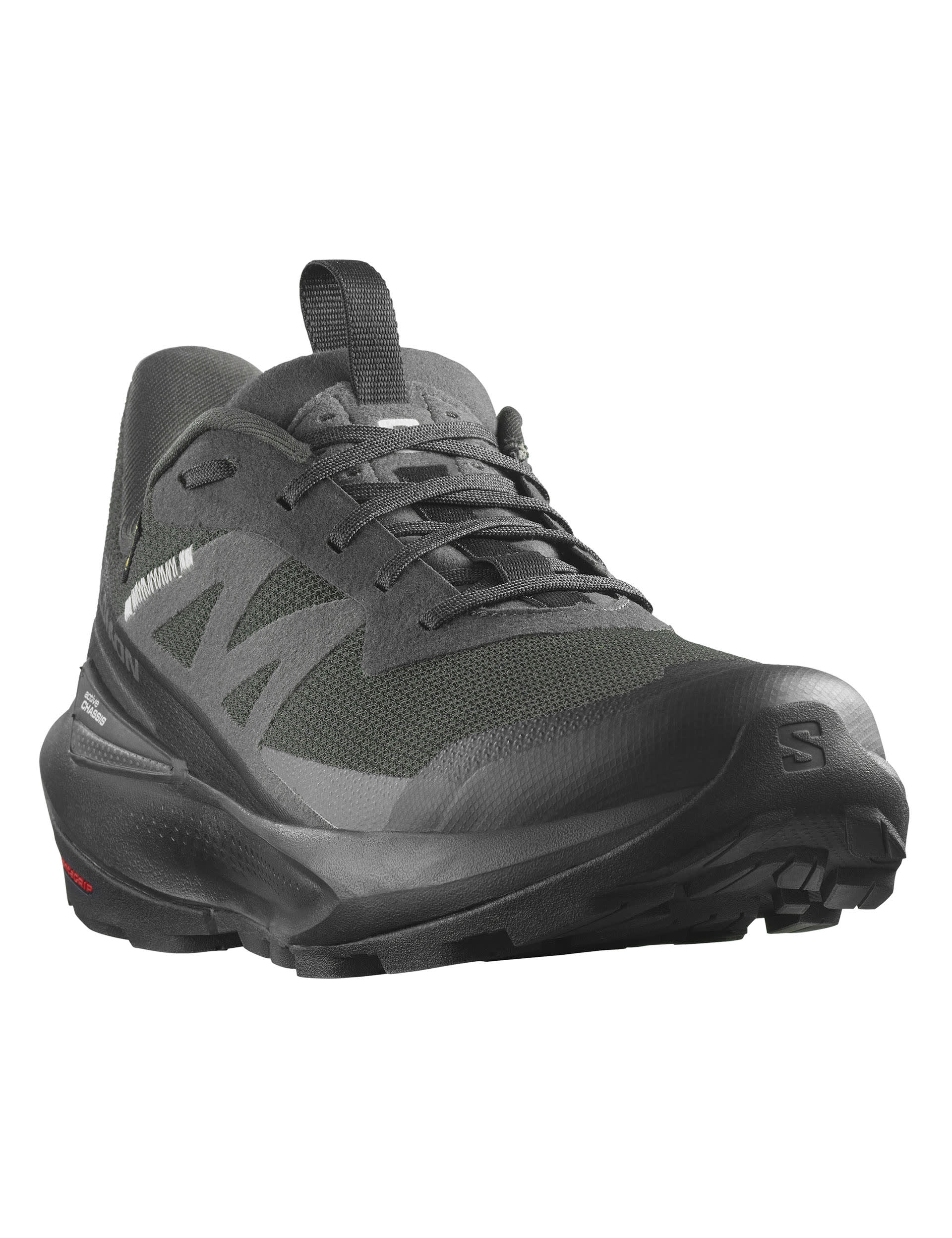 Salomon Men's Elixir Activ Gore-Tex Hiking Trainers - 11 - Black, Black,Medium Grey Mix,Navy Mix