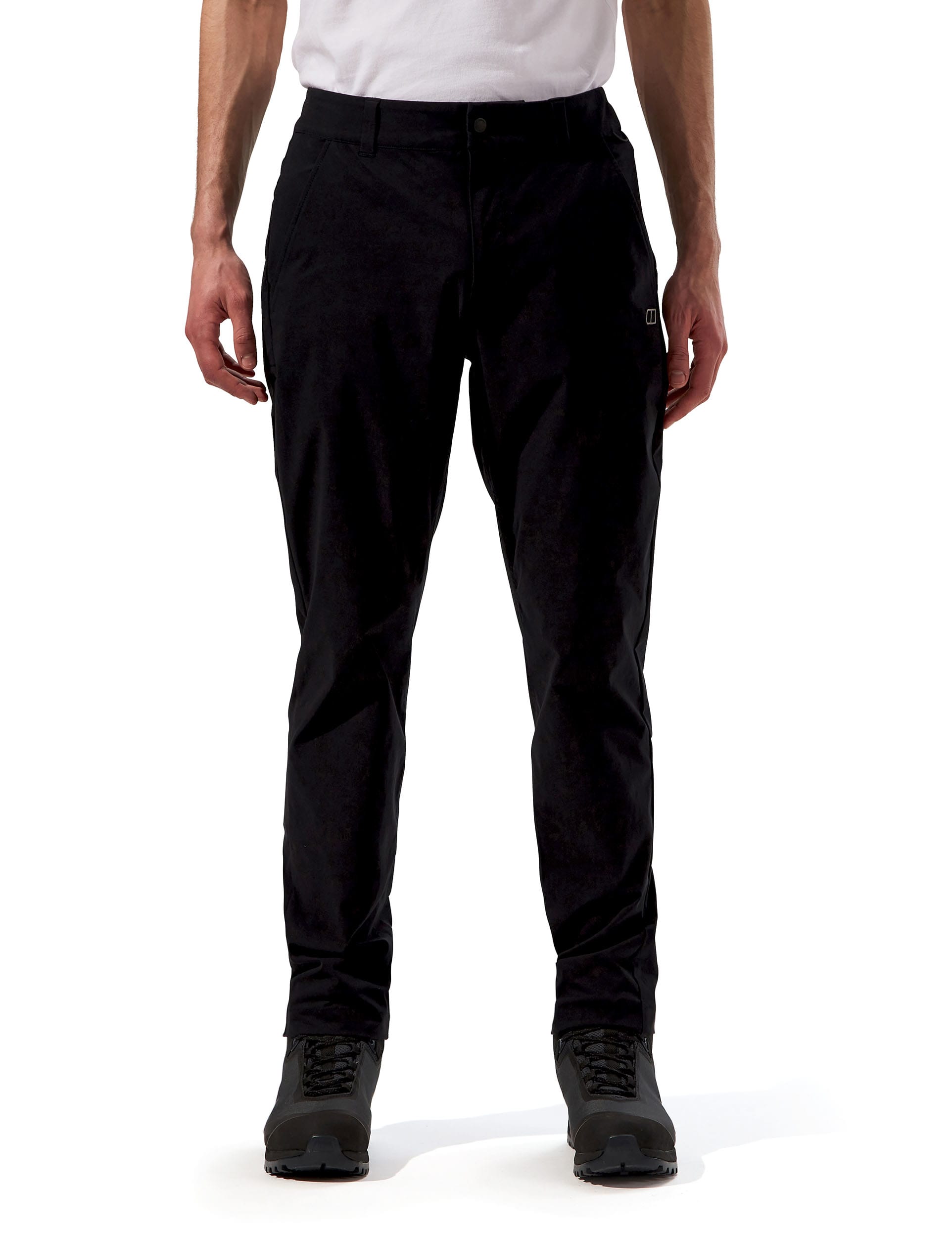 Berghaus Men's Everyday Regular Fit Lightweight Trousers - Black/Black, Black/Black