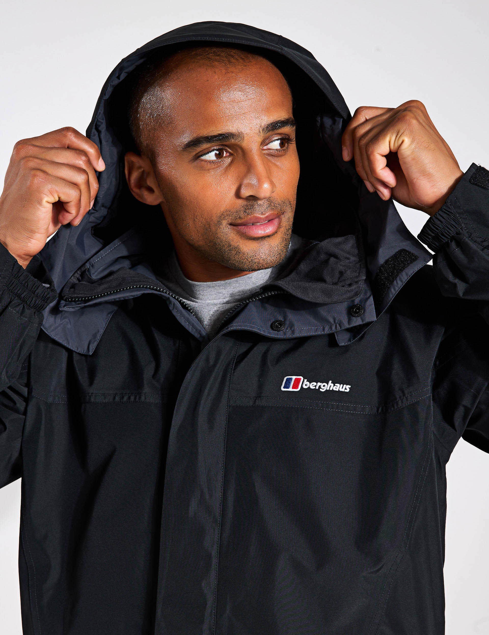 Berghaus Men's Cornice Waterproof Anorak - M - Black, Black