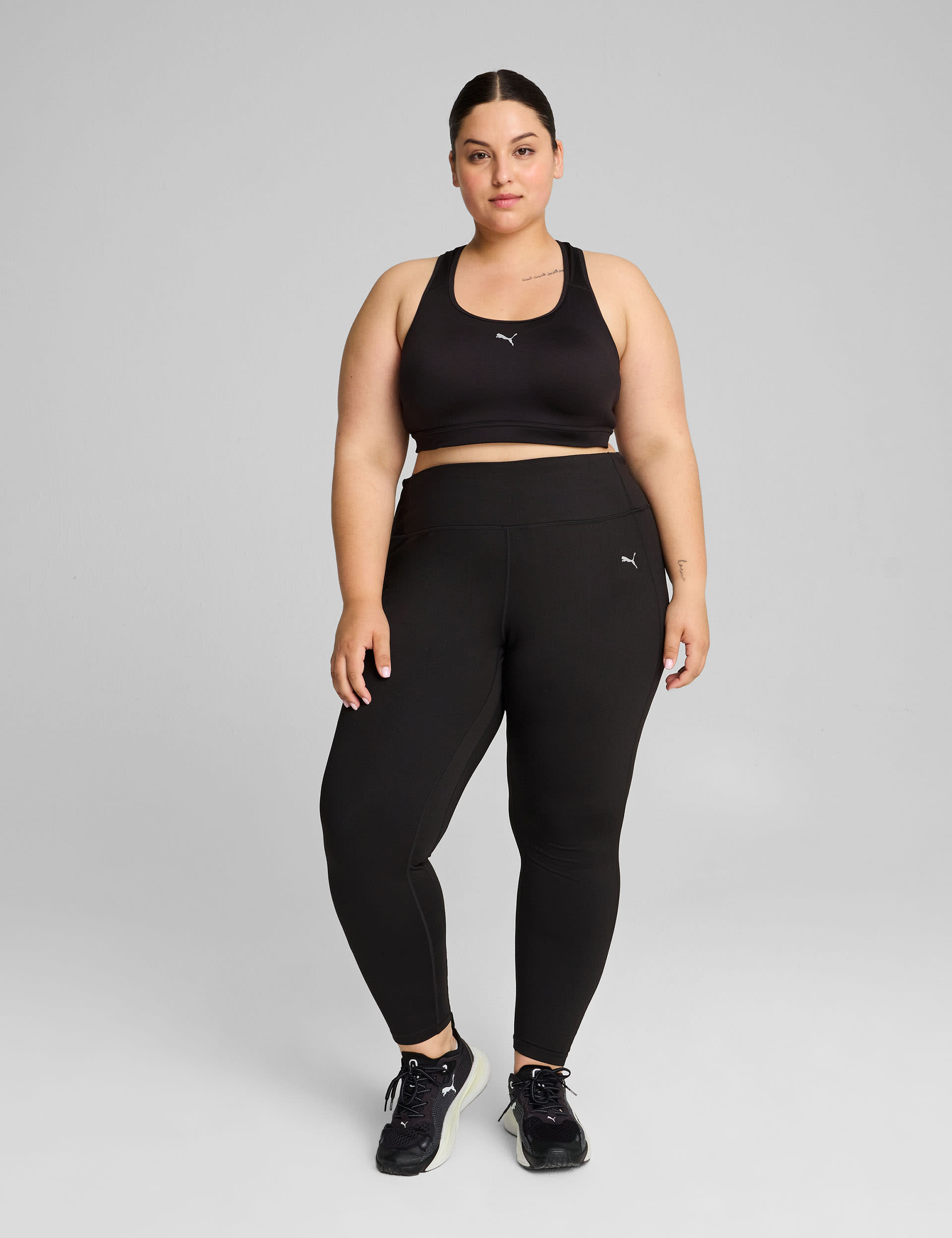 Puma Women's Run Microfleece High Waisted Leggings - XS - Black, Black