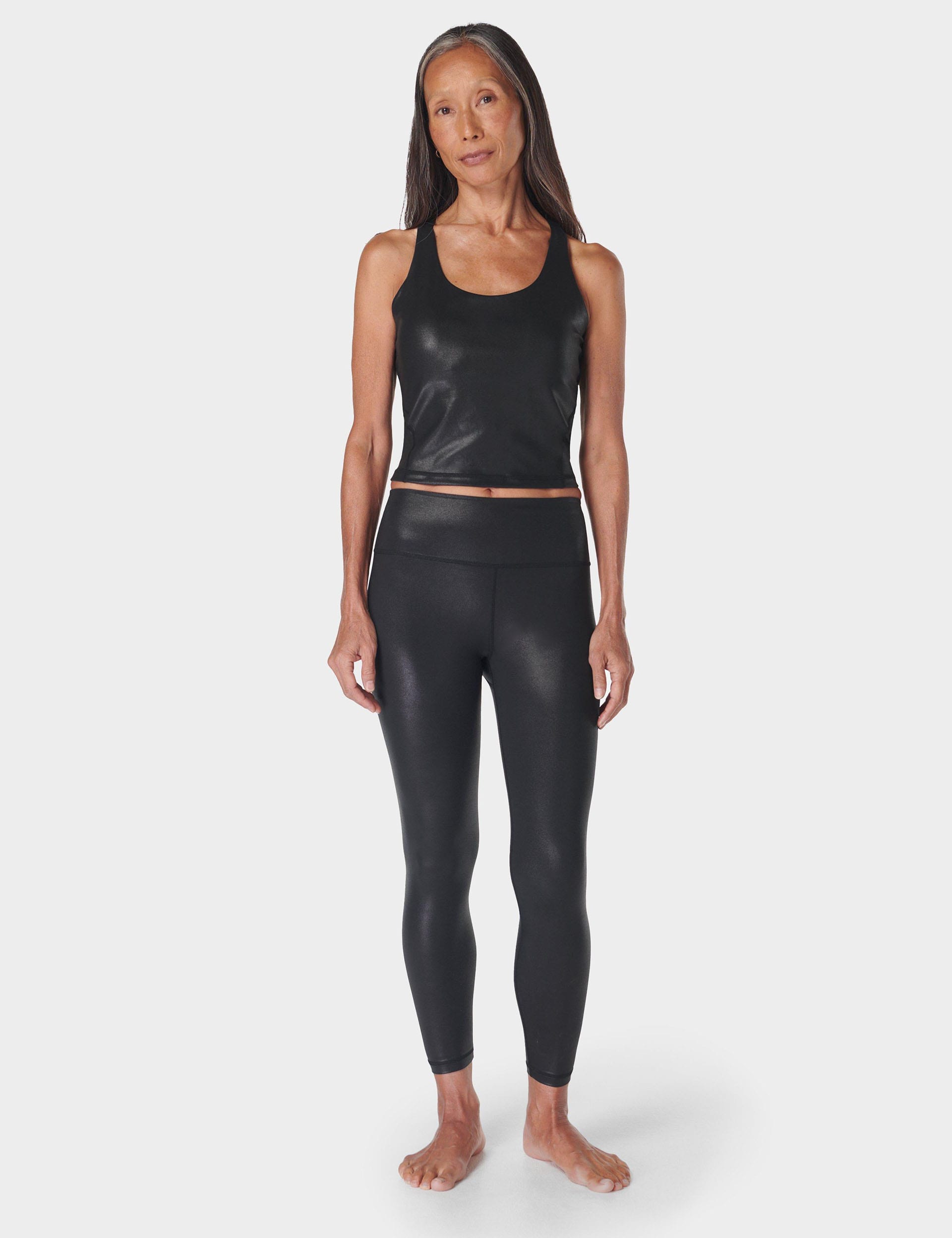 Sweaty Betty Women's Glow Shine 7/8 Leggings - Black, Black