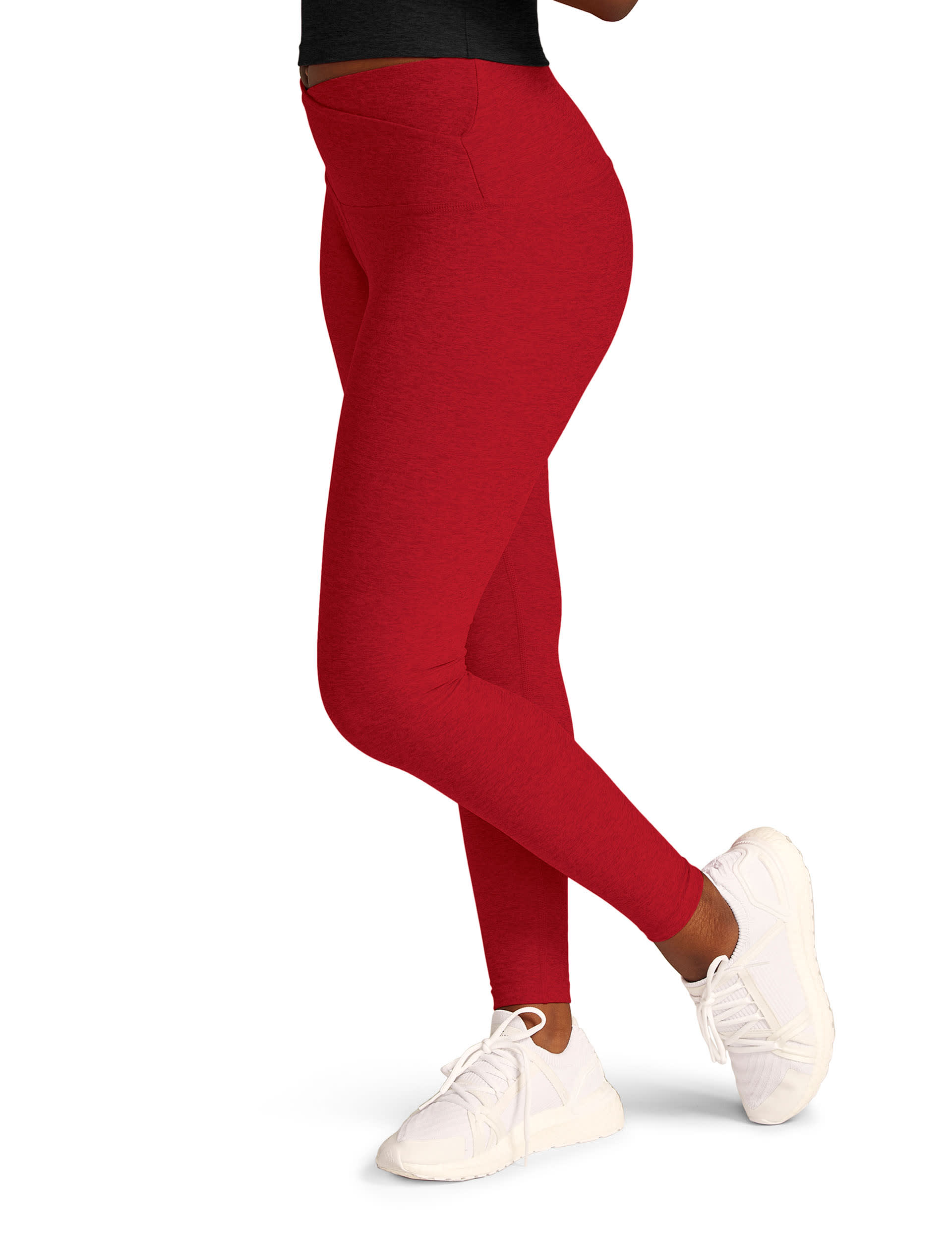 Beyond Yoga Women's Spacedye At Your Leisure 7/8 Leggings - Red, Red