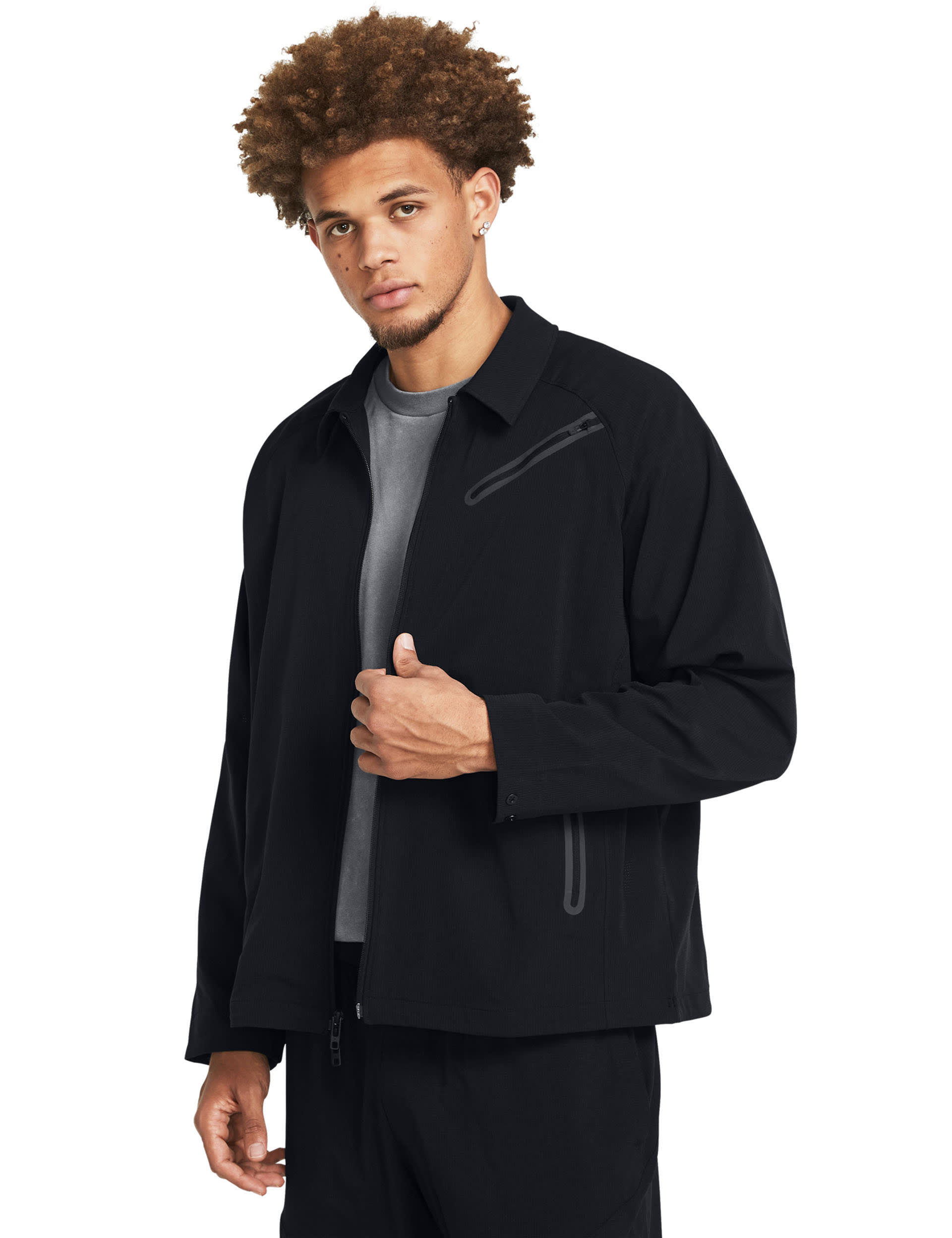 Under Armour Men's Unstoppable Vent Stretch Sports Jacket - M - Black, Black