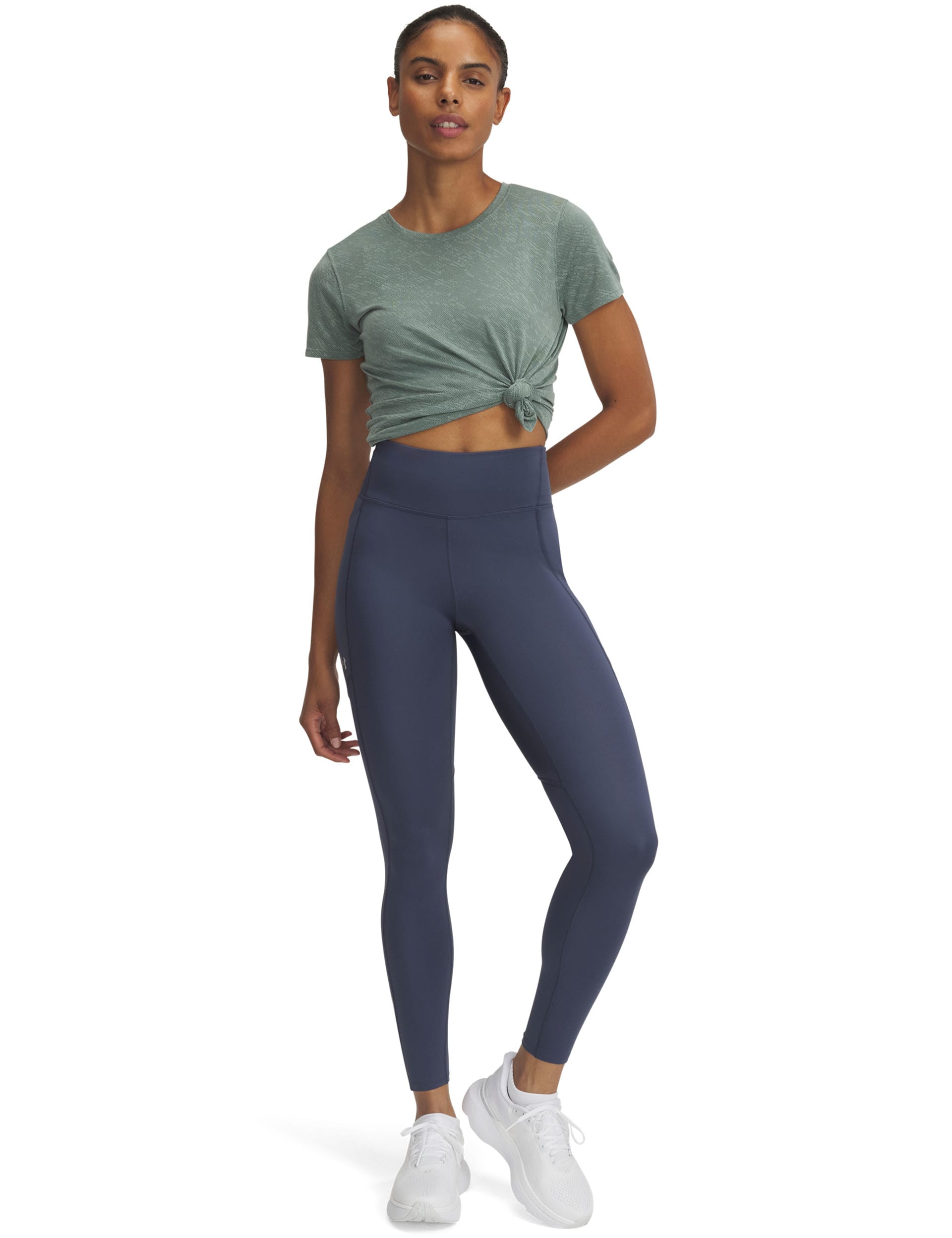 Under Armour Women's Launch High Waisted Leggings - M - Dark Grey, Dark Grey