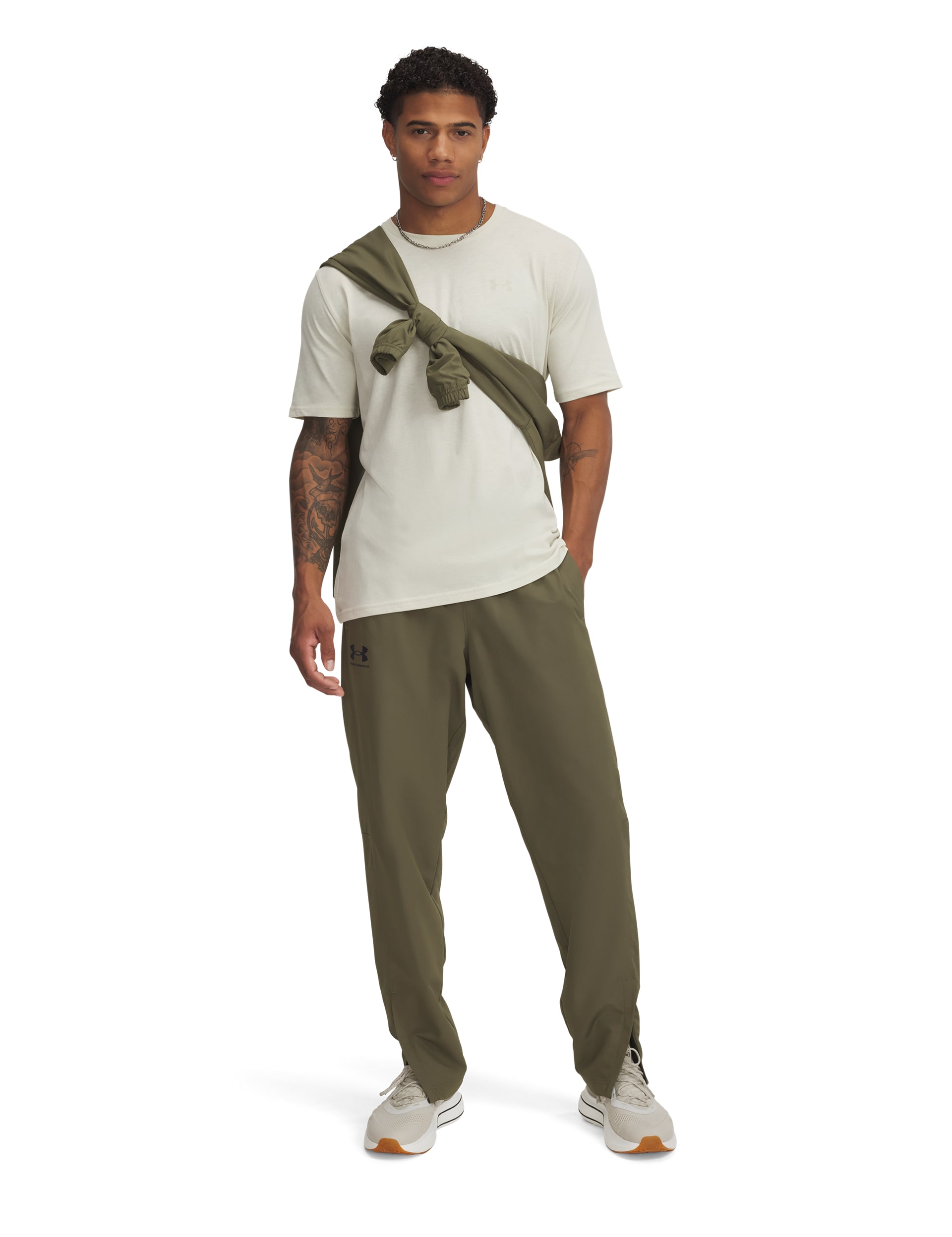 Under Armour Men's Rival Windbreaker Training Joggers - Khaki, Khaki