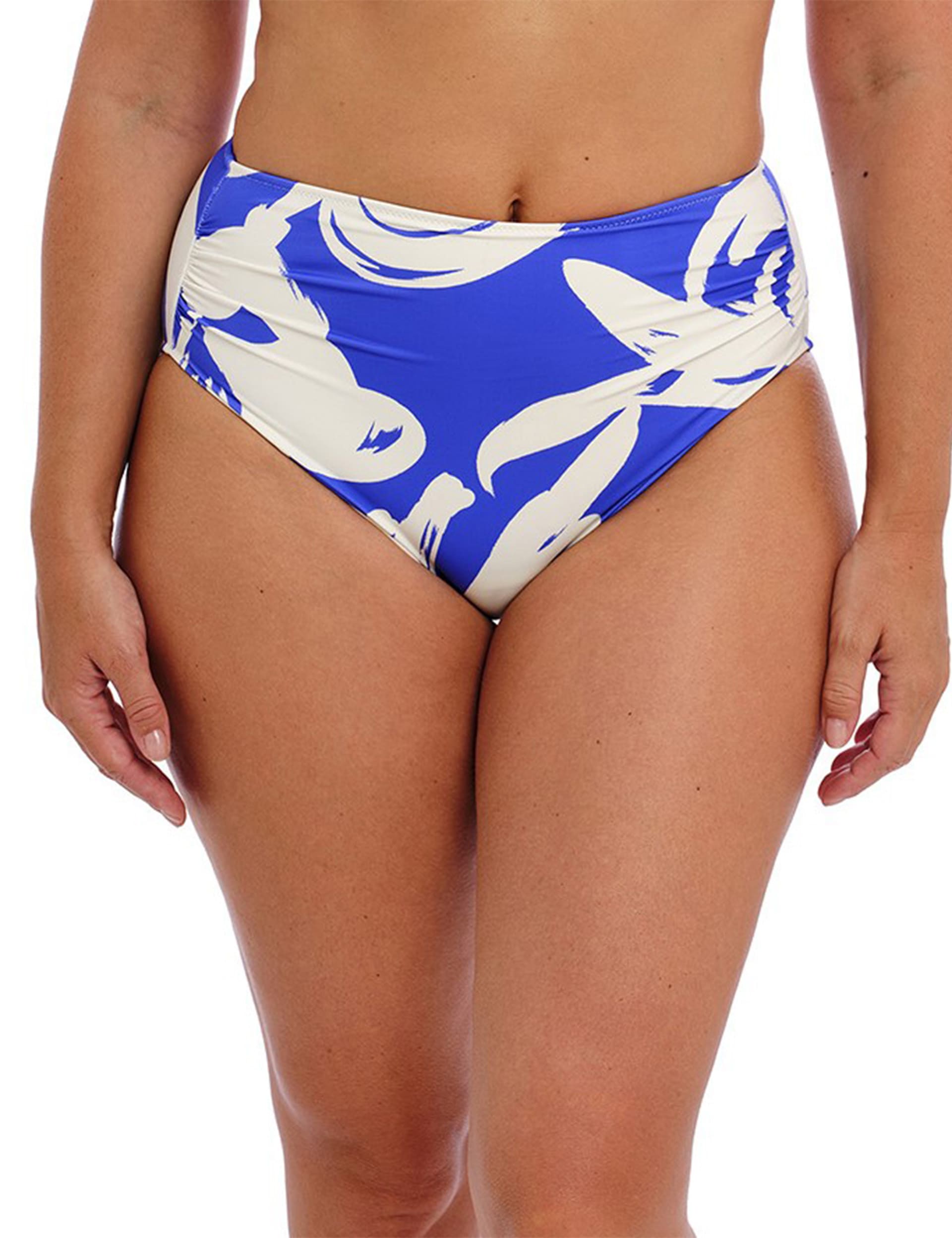 Fantasie Women's Rabida Island High Waisted Bikini Bottoms - Blue, Blue