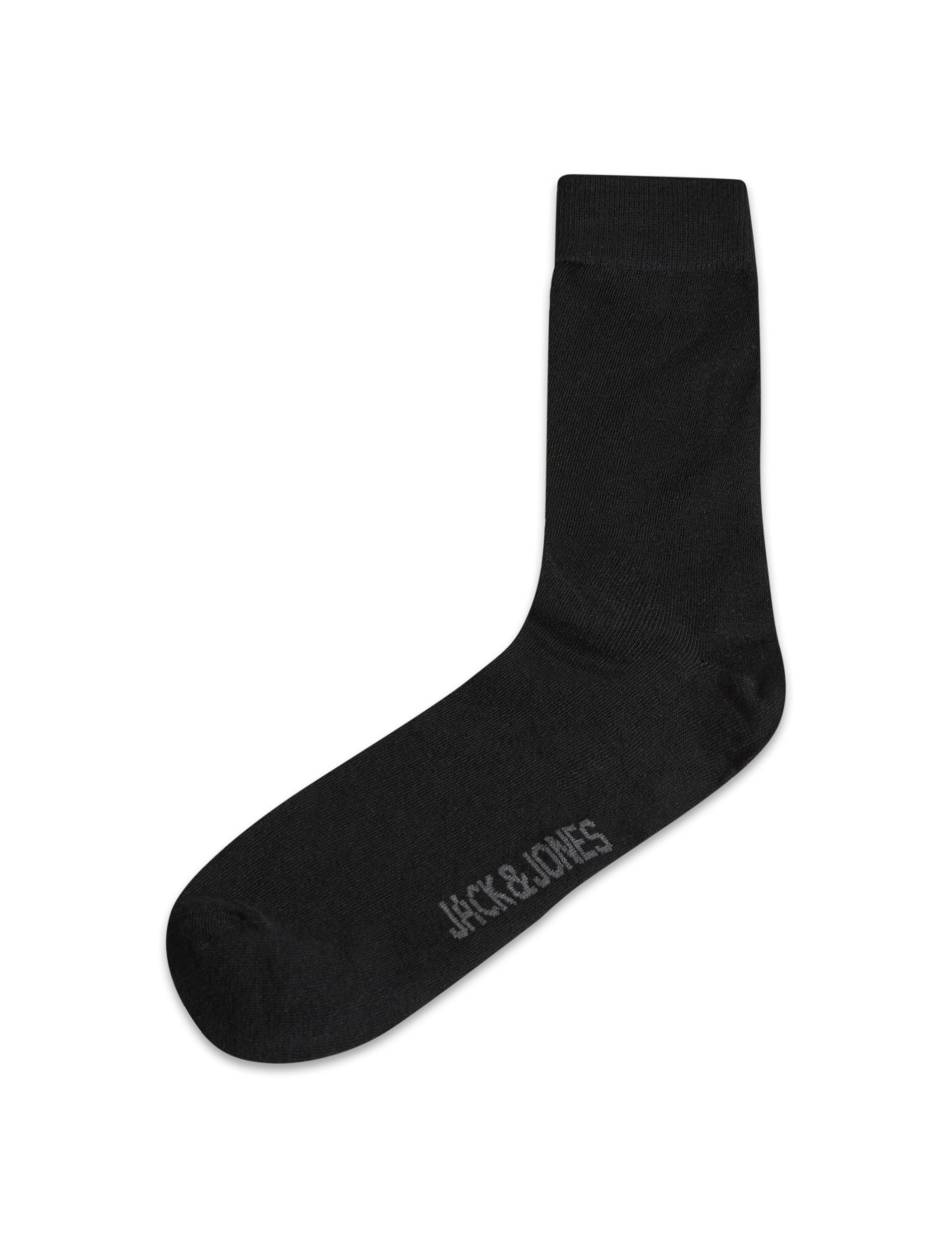 Jack & Jones Men's 3pk Wool Rich Socks - one size - Black, Black