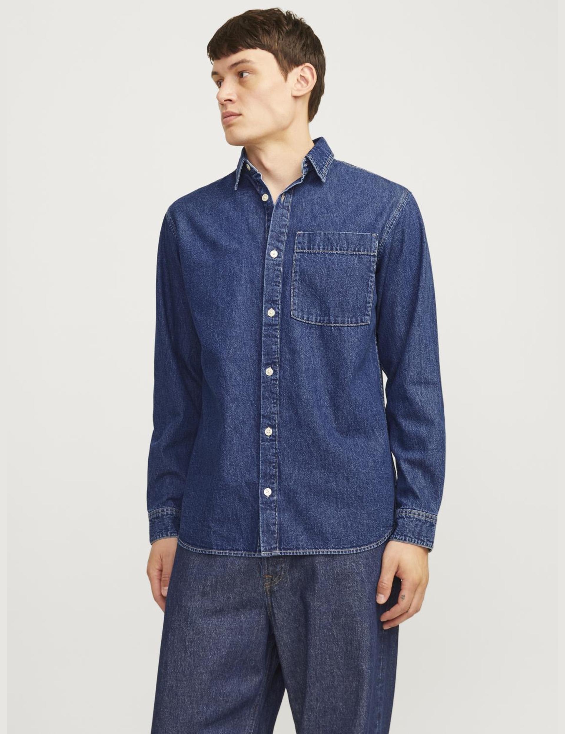 Jack & Jones Men's Denim Shirt, Denim