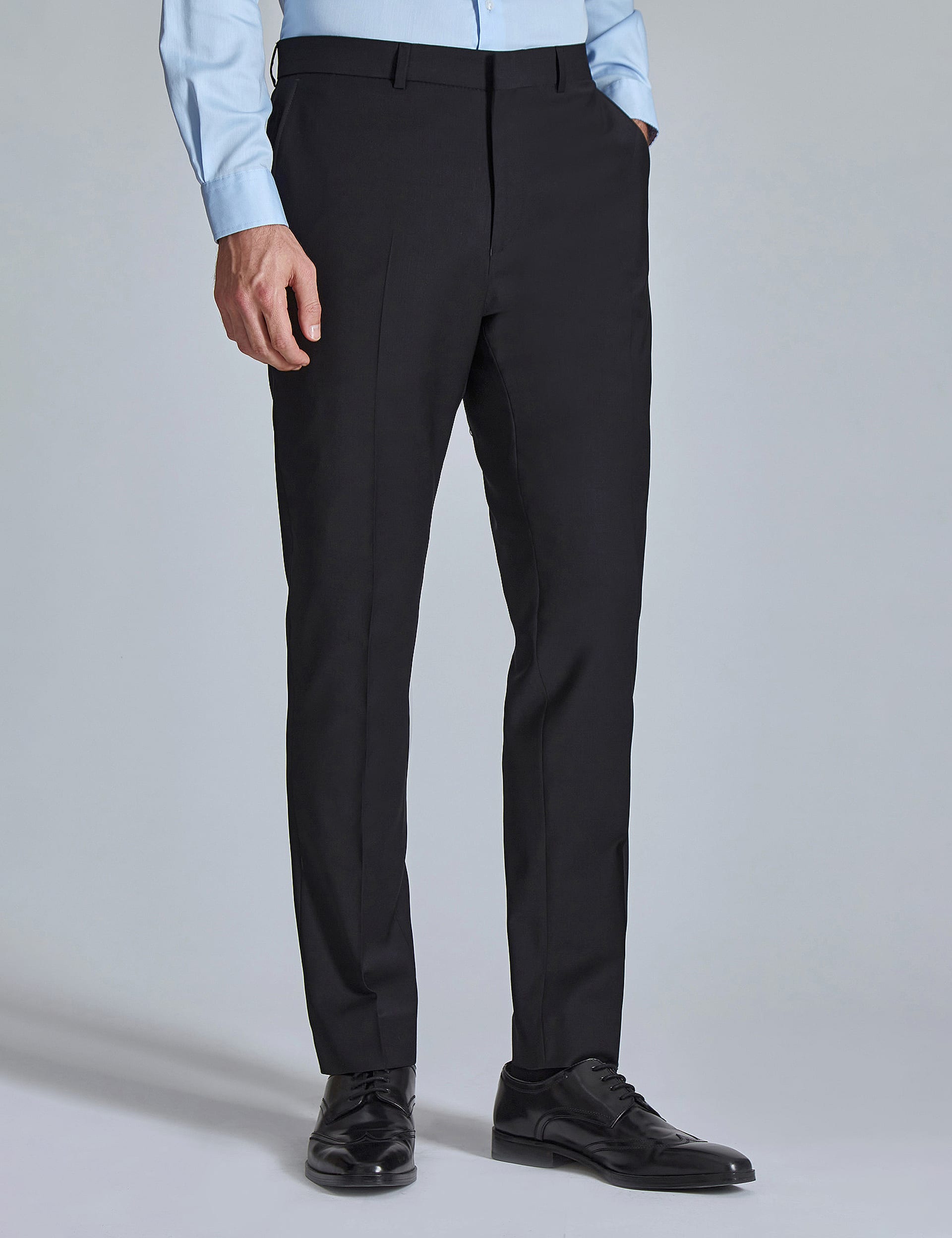 Ted Baker Men's Slim Fit Wool Rich Suit Trousers - 36REG - Black, Navy,Black,Grey