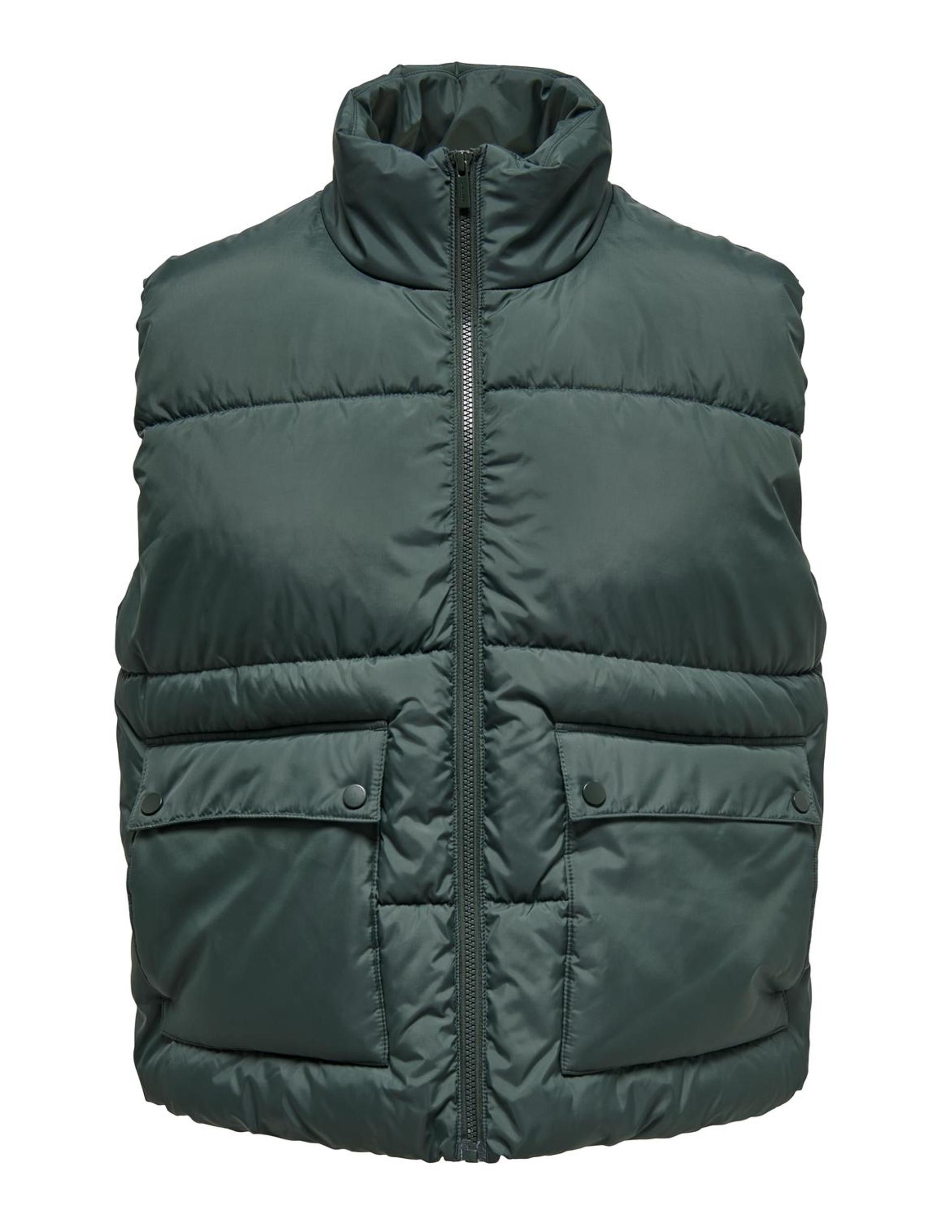 Only & Sons Men's Padded Gilet - Green, Green,Black