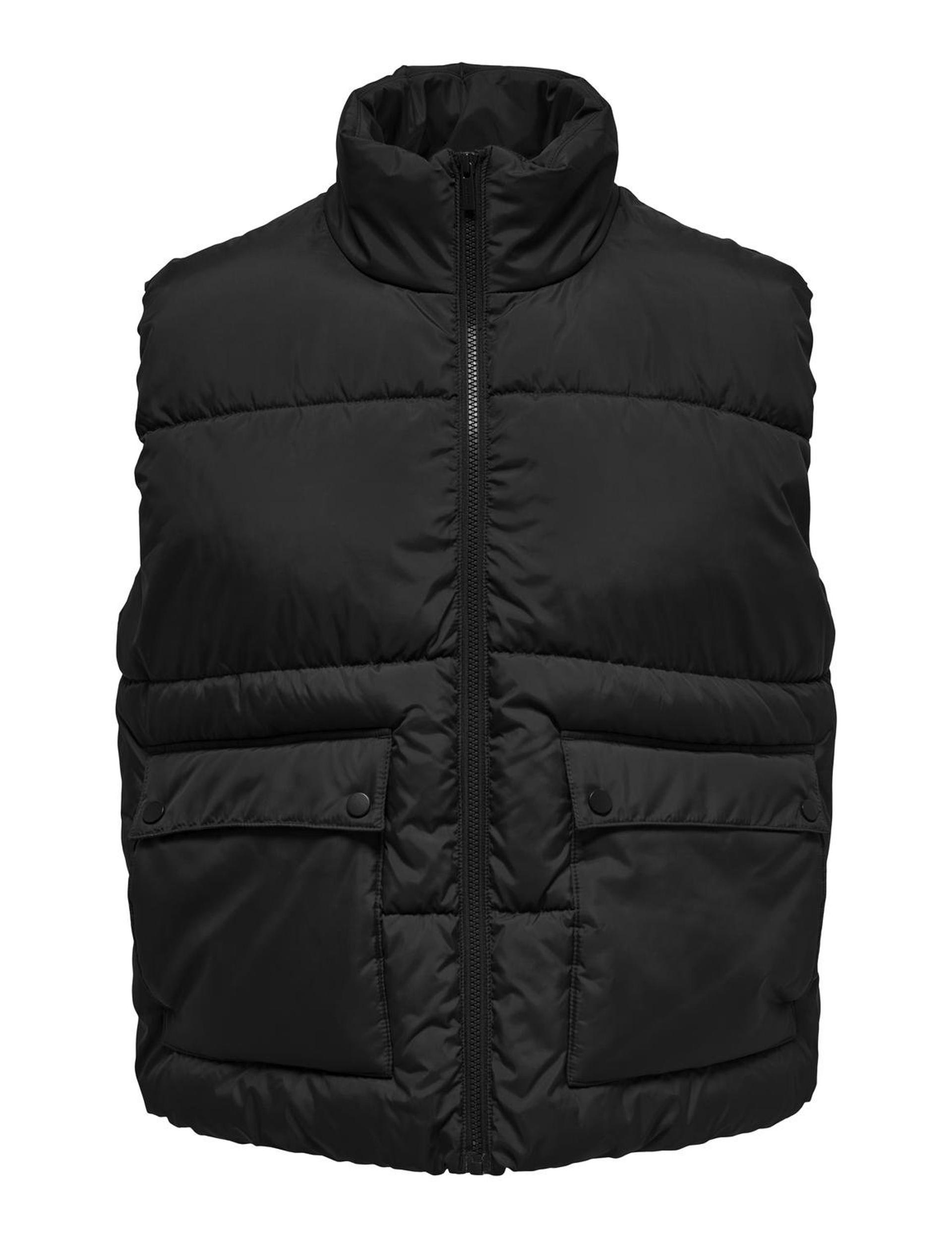 Only & Sons Men's Padded Gilet - M - Black, Black,Green