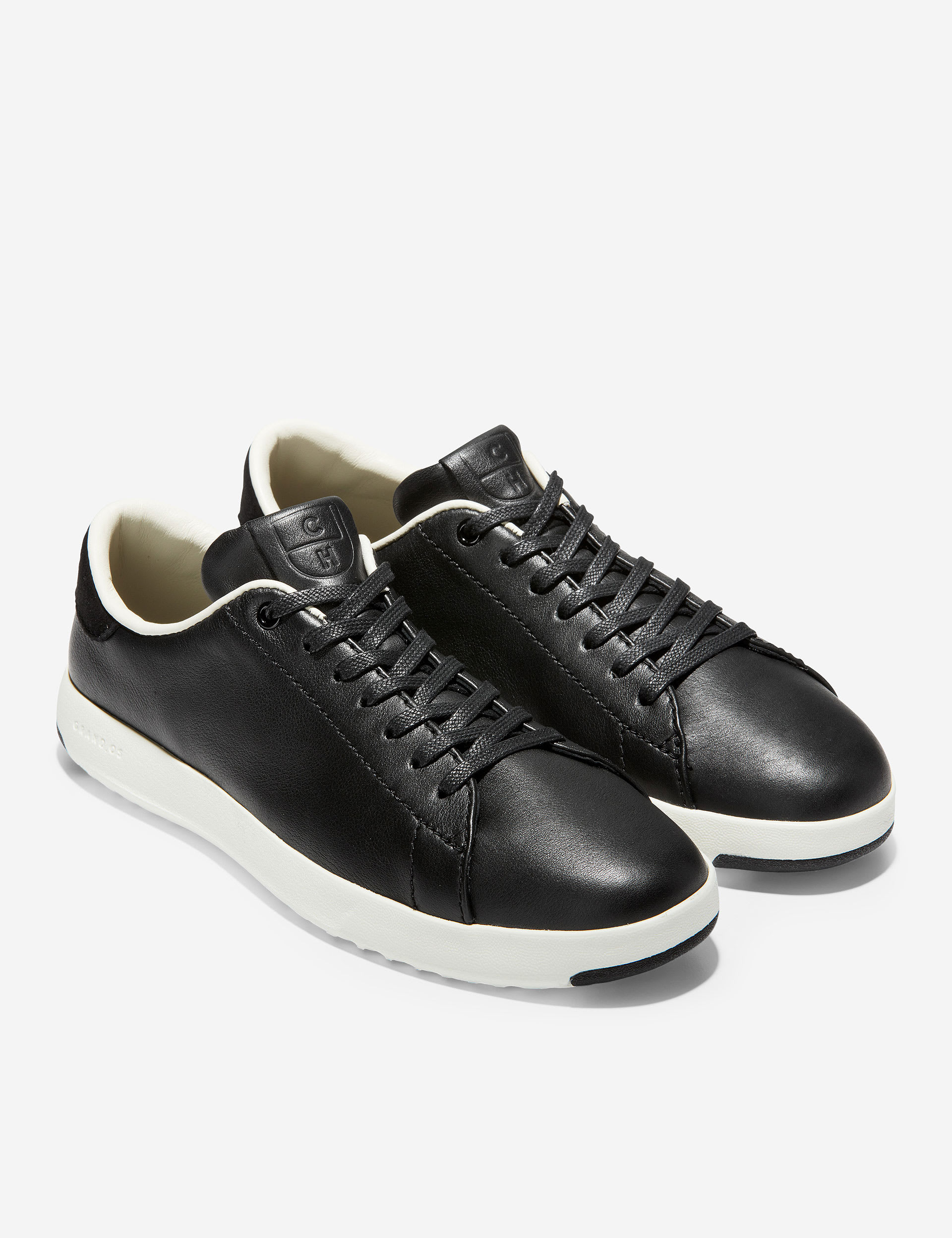 Cole Haan Women's Grandpro Leather Trainers - 4.5 - Black, Black