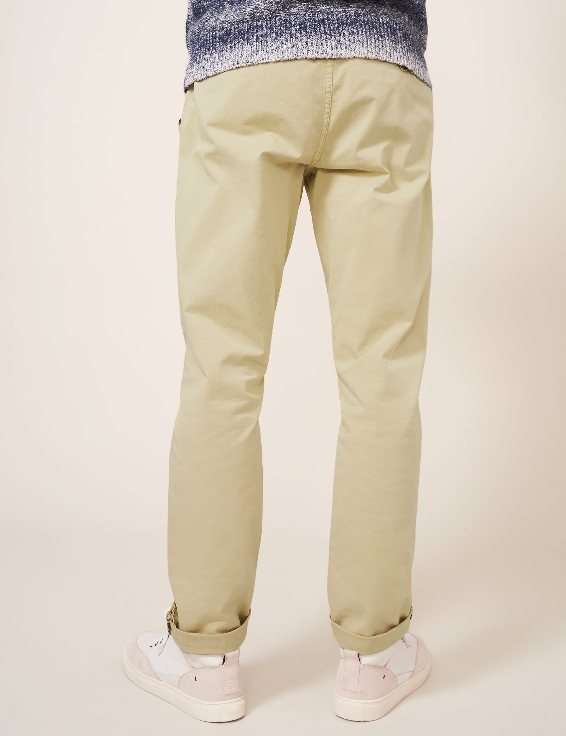 White Stuff Men's Regular Fit 5 Pocket Chinos - 36REG - Natural, Natural