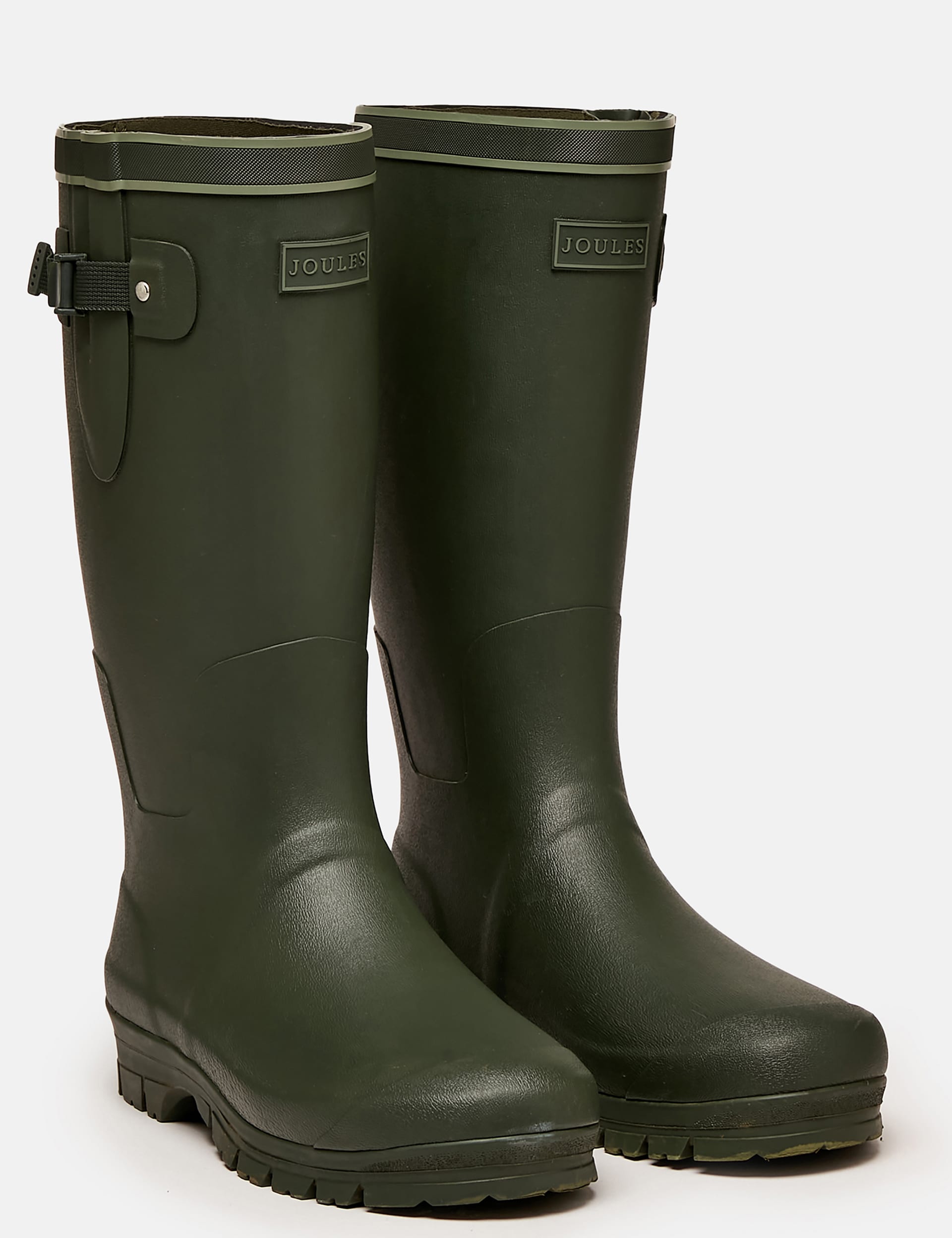 Joules Men's Pull-On Wellington Boots - 8 - Green, Green