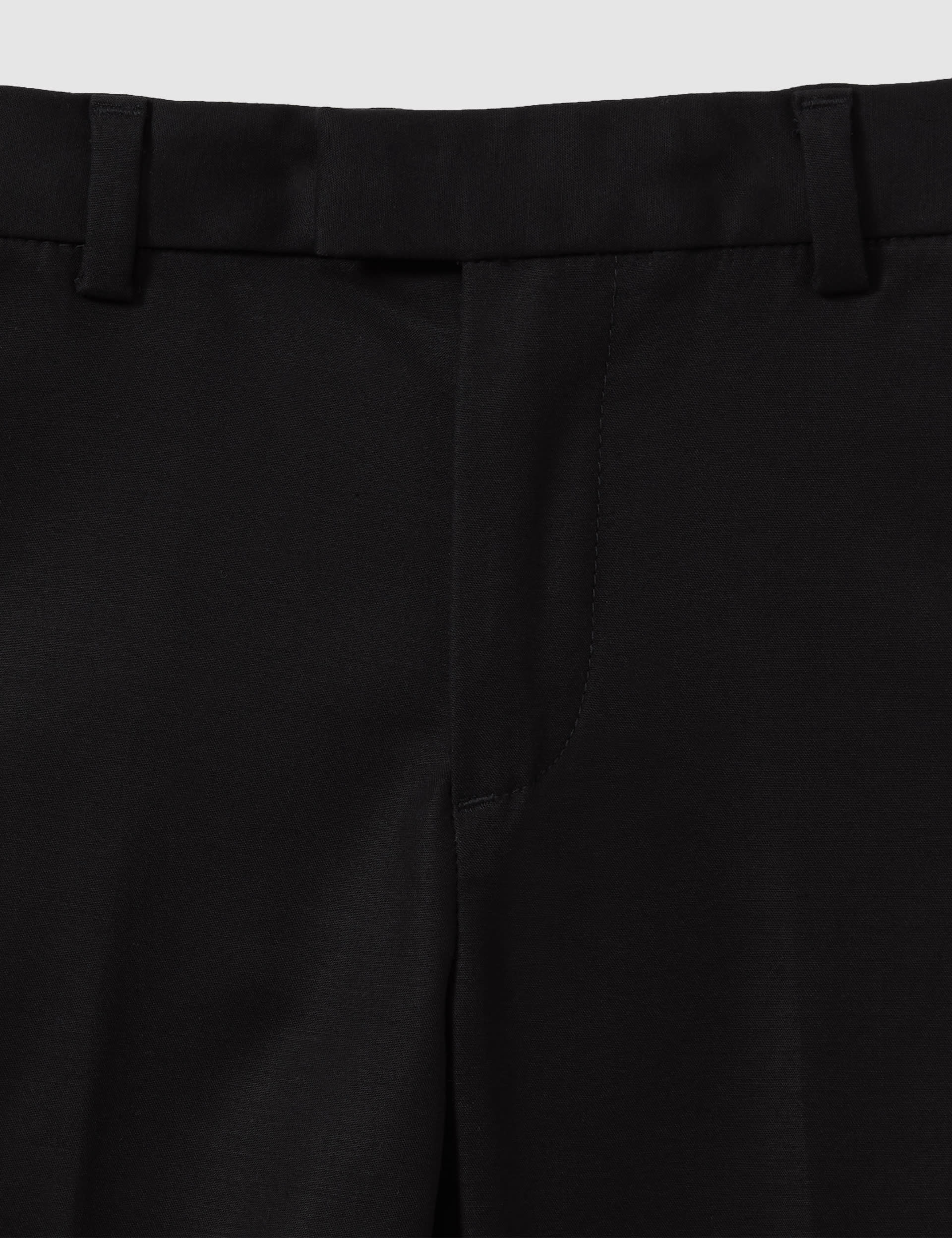 Reiss Boys Slim Pure Linen Trousers (3-14 Yrs) - 5-6 Y - Black, Black