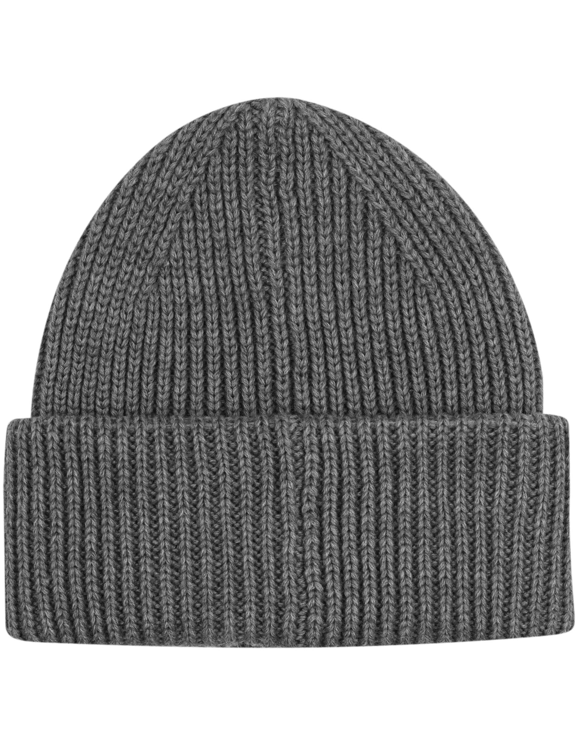 Scotch & Soda Men's Wool Blend Knitted Beanie Hat - Grey, Grey,Navy