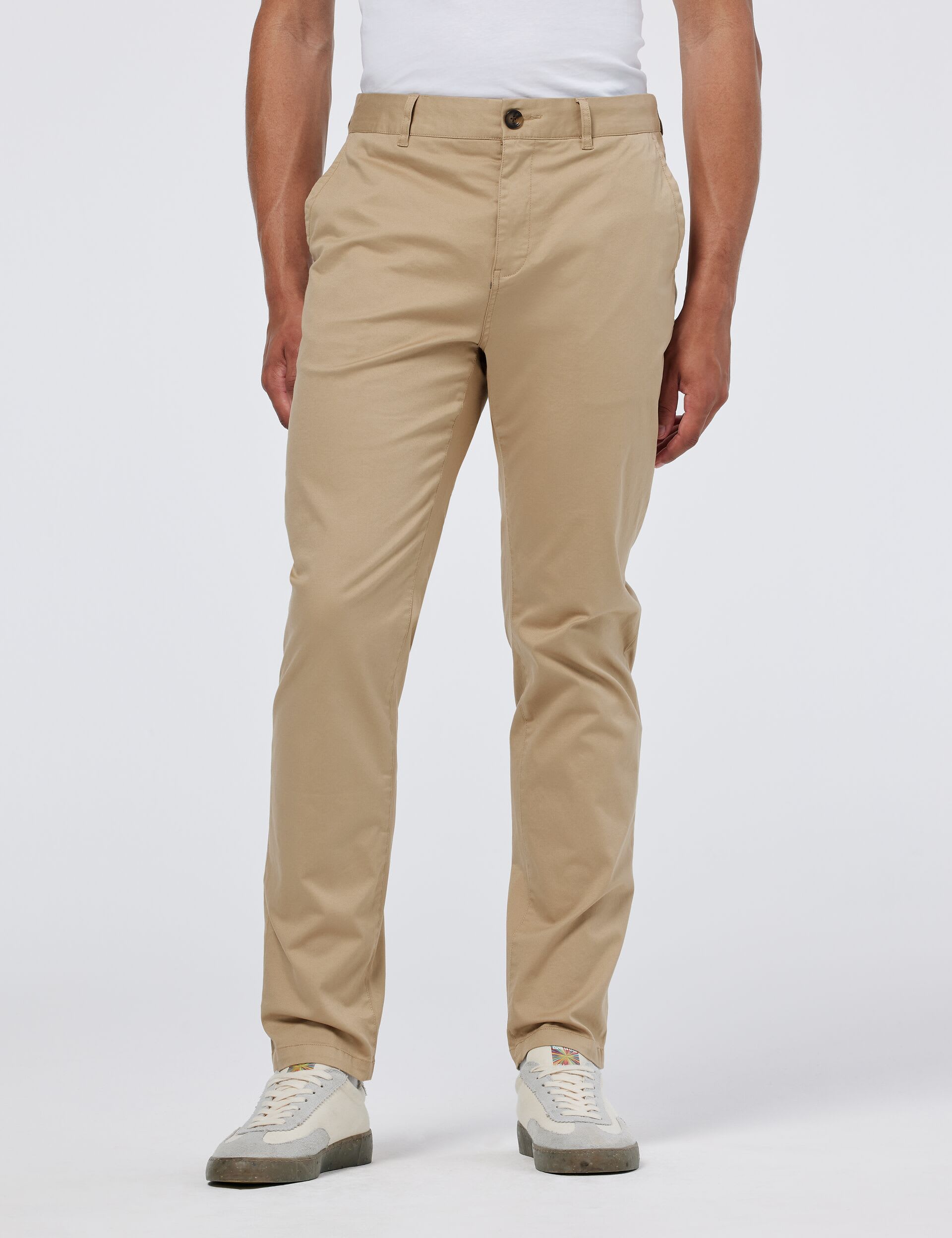 Scotch & Soda Men's Regular Fit Stretch Chinos - 32/30 - Beige, Beige,Navy,Dark Green,Black