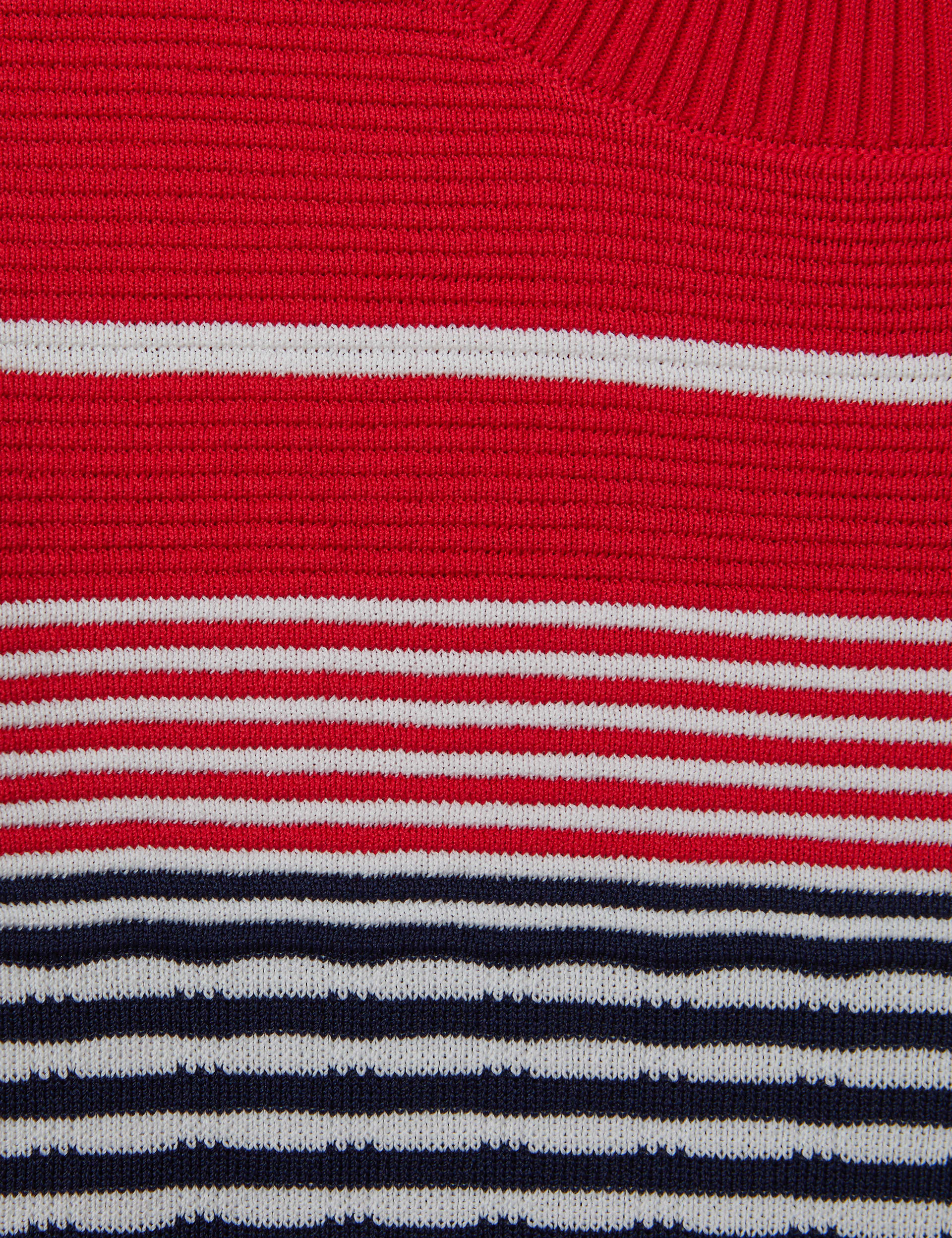 Reiss Girls Striped Knitted Dress (4-14 Yrs) - 7-8 Y - Red, Red