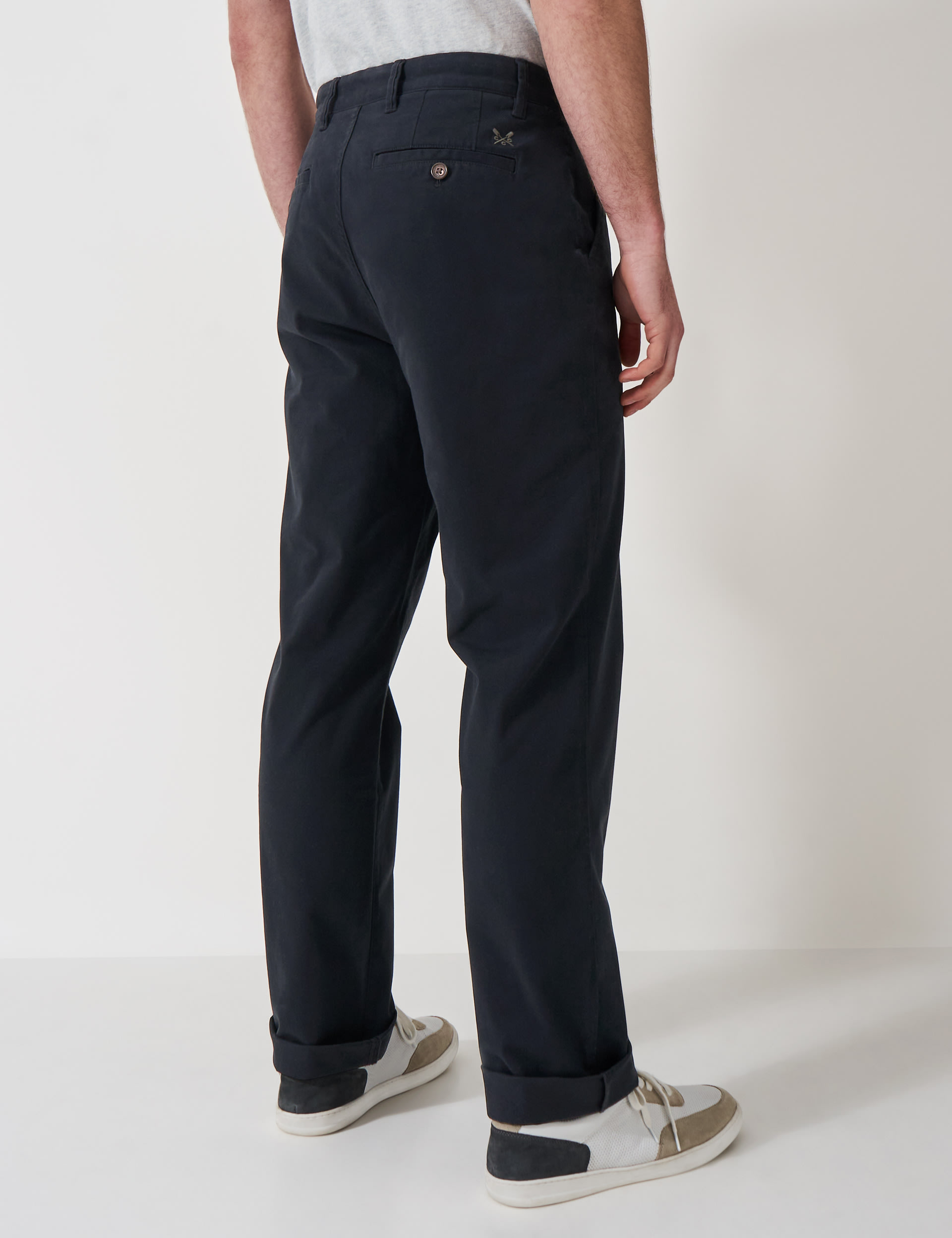 Crew Clothing Men's Regular Fit Chinos - 32REG - Black, Dark Navy,Black,Olive,Charcoal