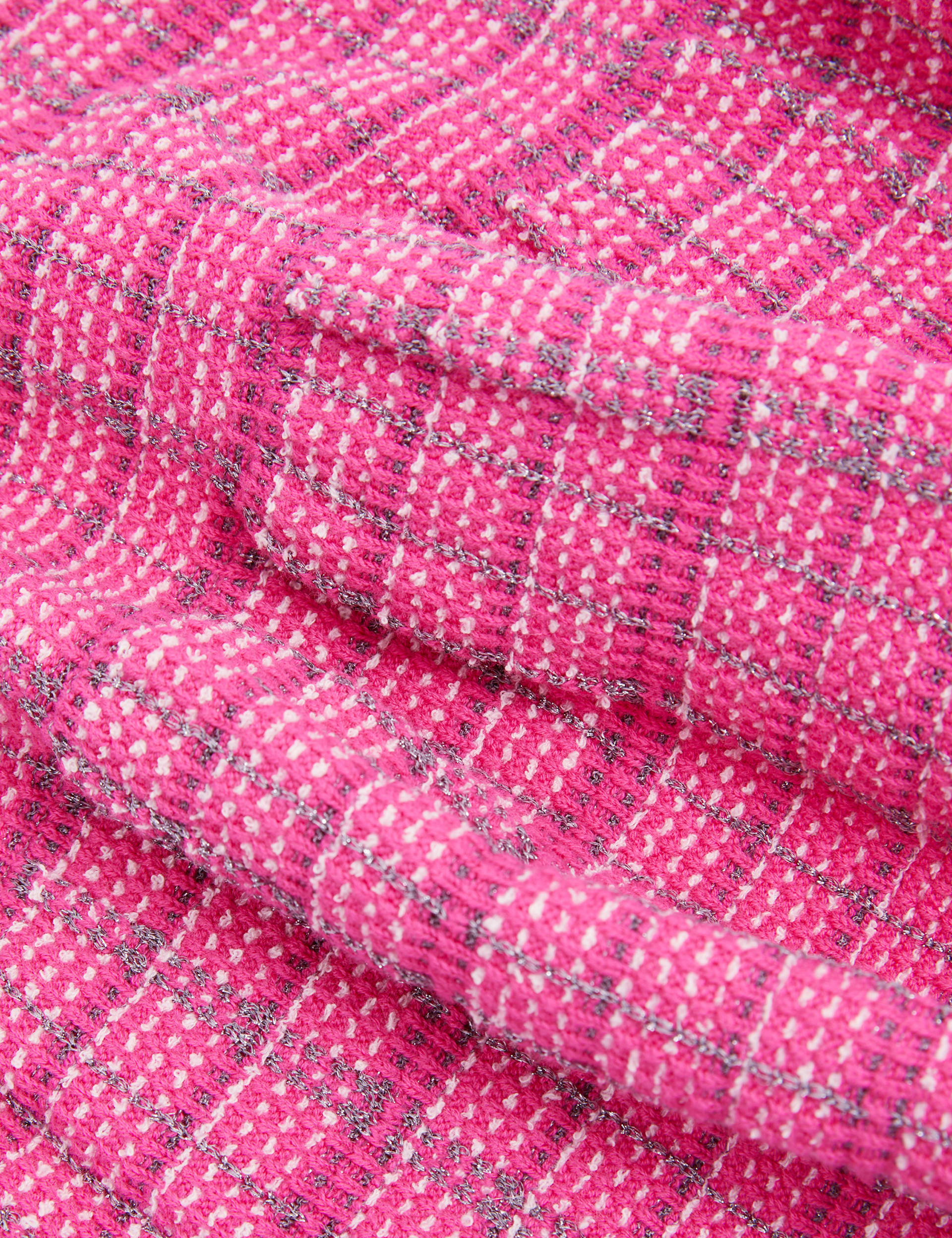 Reiss Girls Cotton Rich Checked Dress (4-14 Yrs) - 10-11 - Pink, Pink