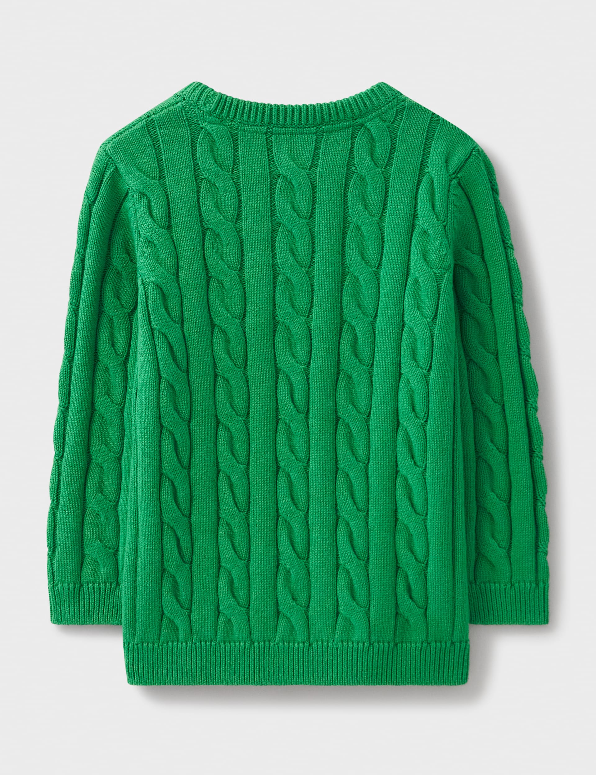 Crew Clothing Boys Pure Cotton Knitted Jumper (3-12 Yrs) - 9-10Y - Green, Blue,Navy,Green