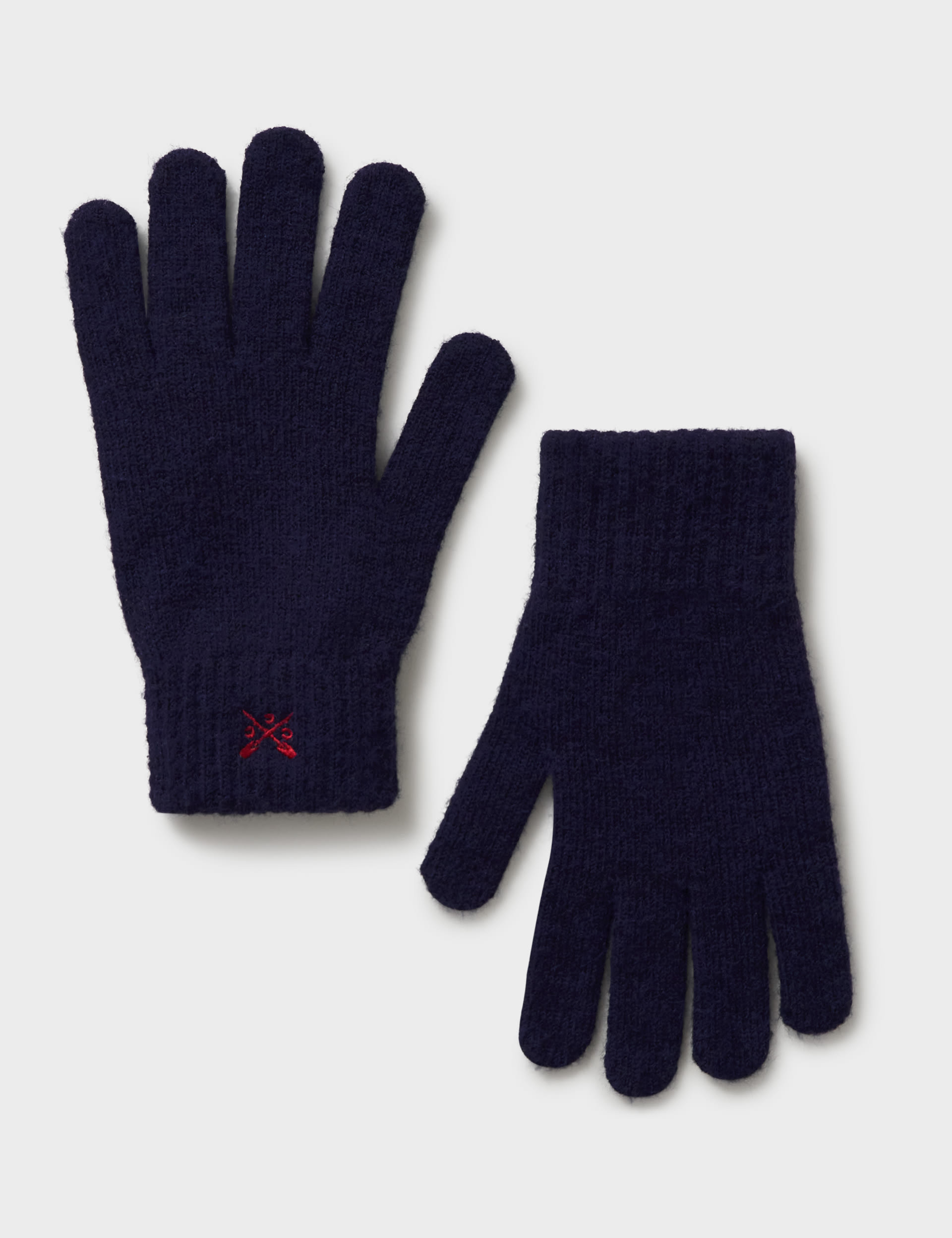 Crew Clothing Men's Knitted Gloves - one size - Navy, Navy