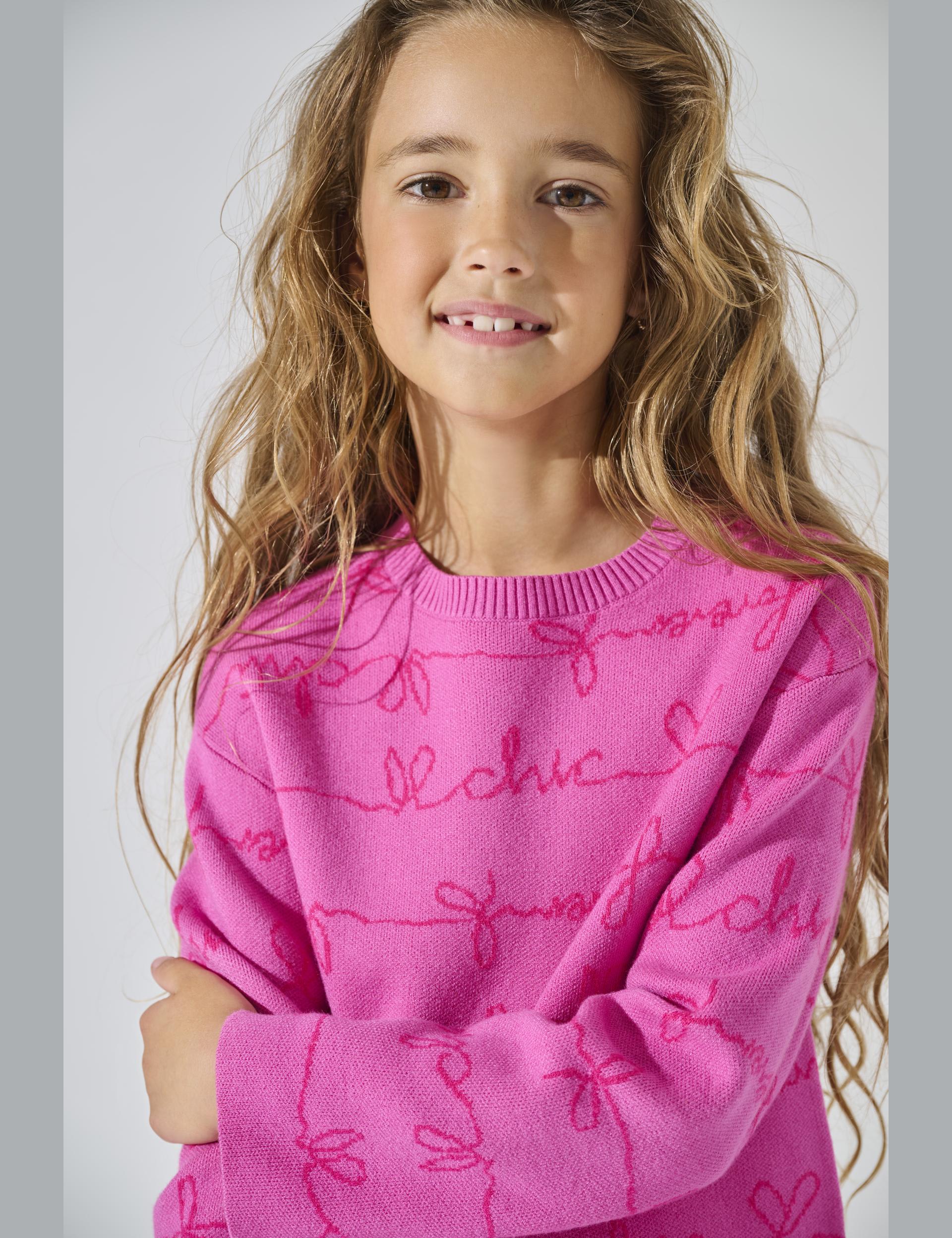 Kids Only Girls Slogan Jumper (7-14 Yrs) - 13-14 - Pink, Pink