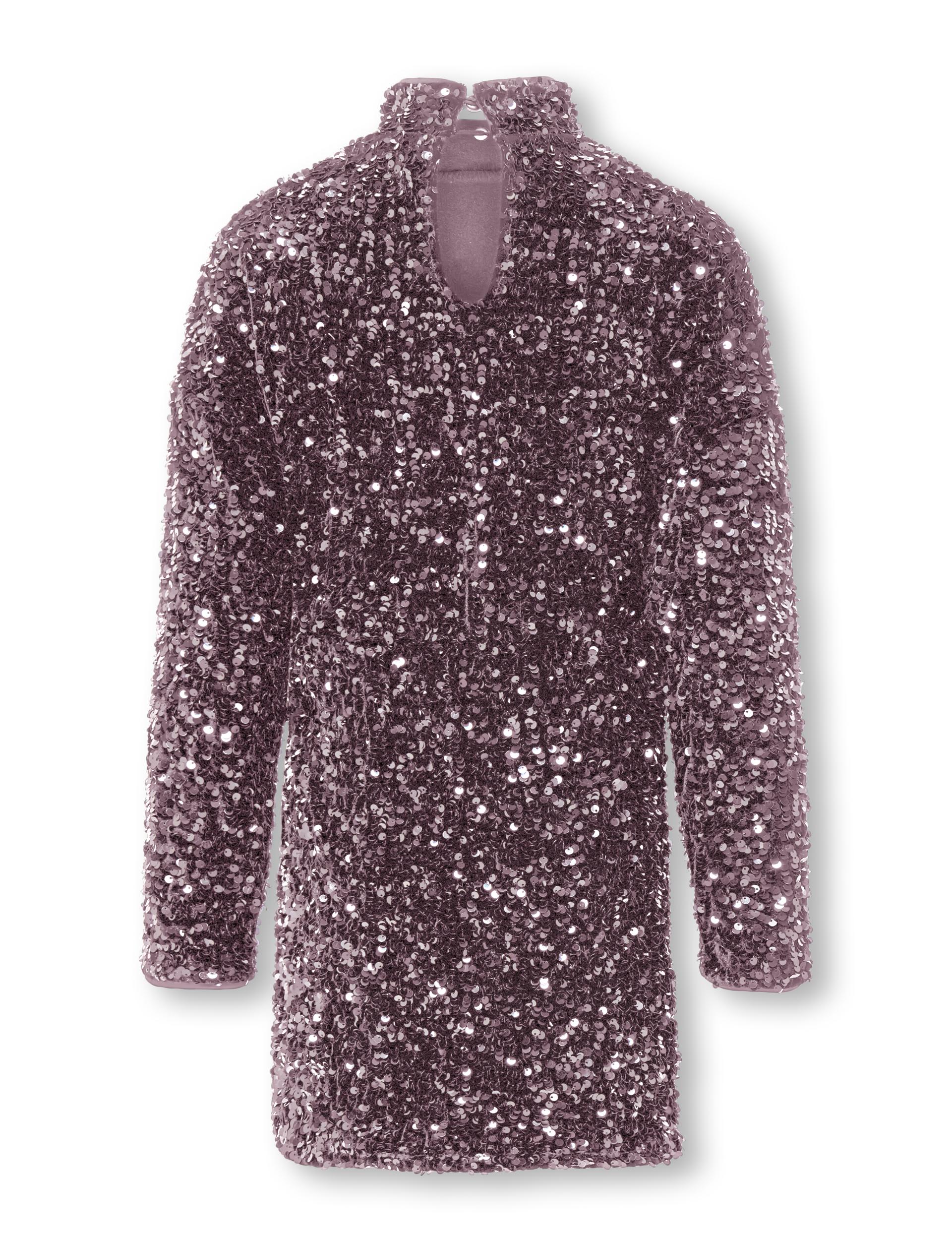 Kids Only Girls Sequin Dress (7-14 Yrs) - 13-14 - Pink, Pink,Black