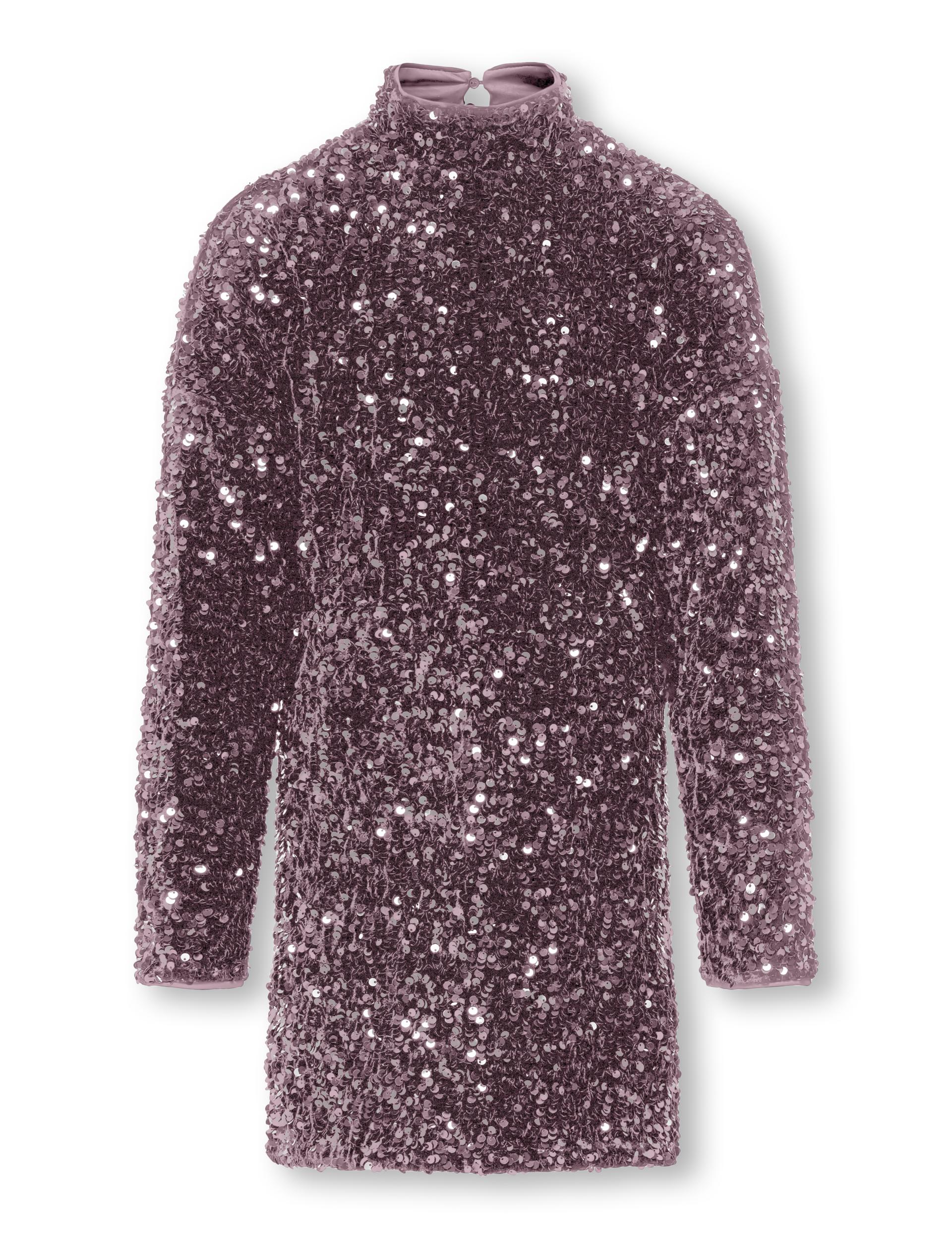 Kids Only Girls Sequin Dress (7-14 Yrs) - 13-14 - Pink, Pink