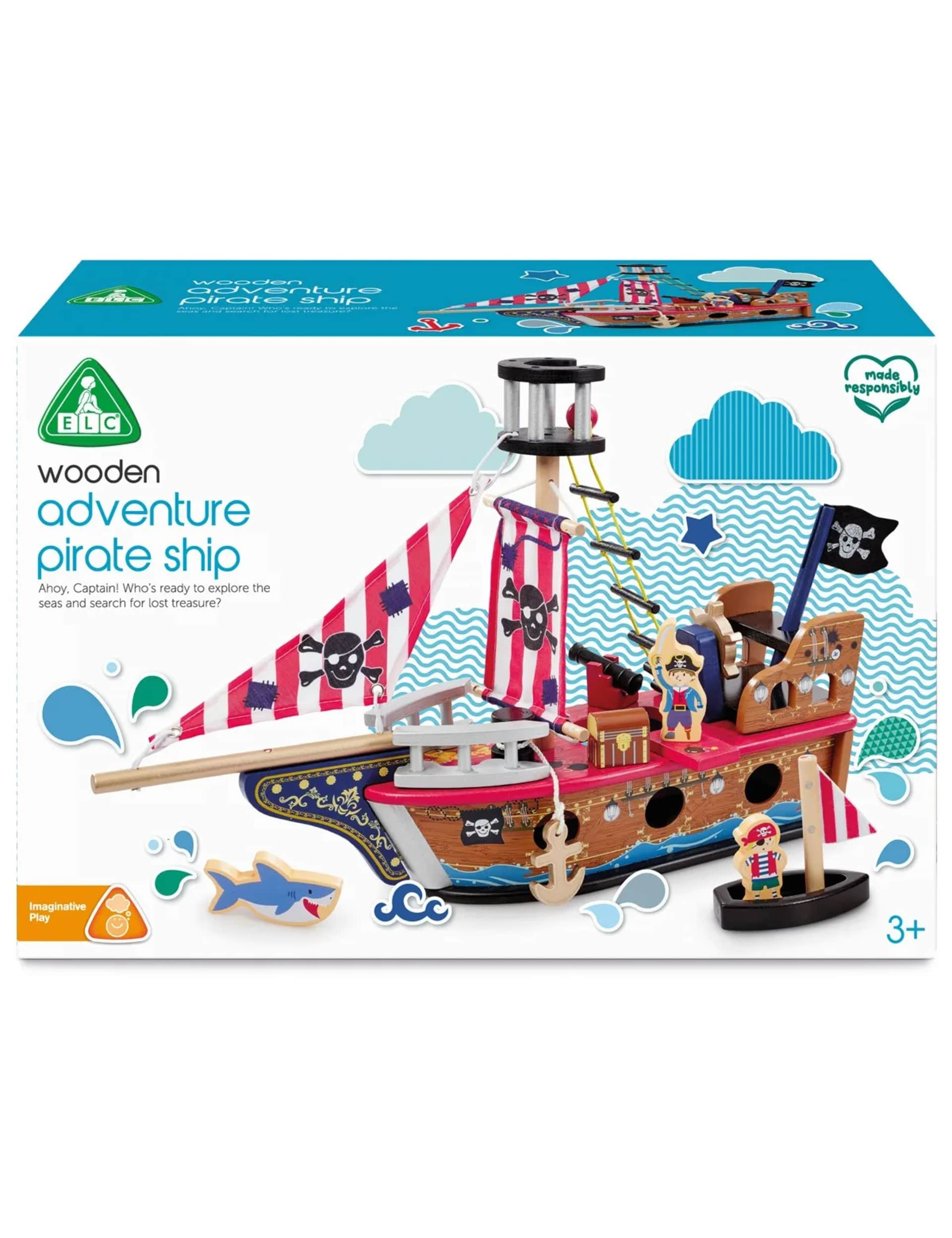 Early Learning Centre Wooden Adventure Pirate Ship (3-6 Yrs)