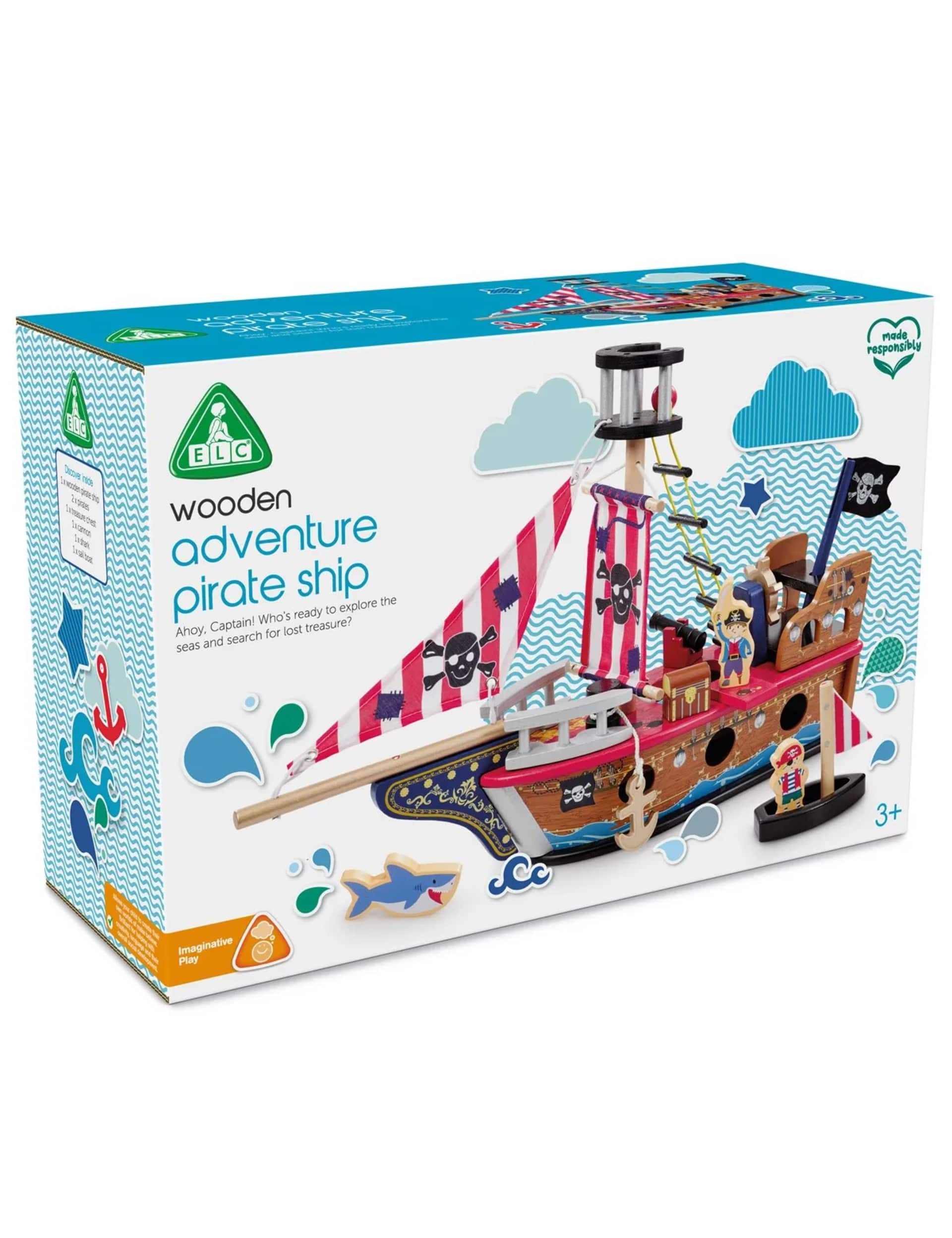 Early Learning Centre Wooden Adventure Pirate Ship (3-6 Yrs)