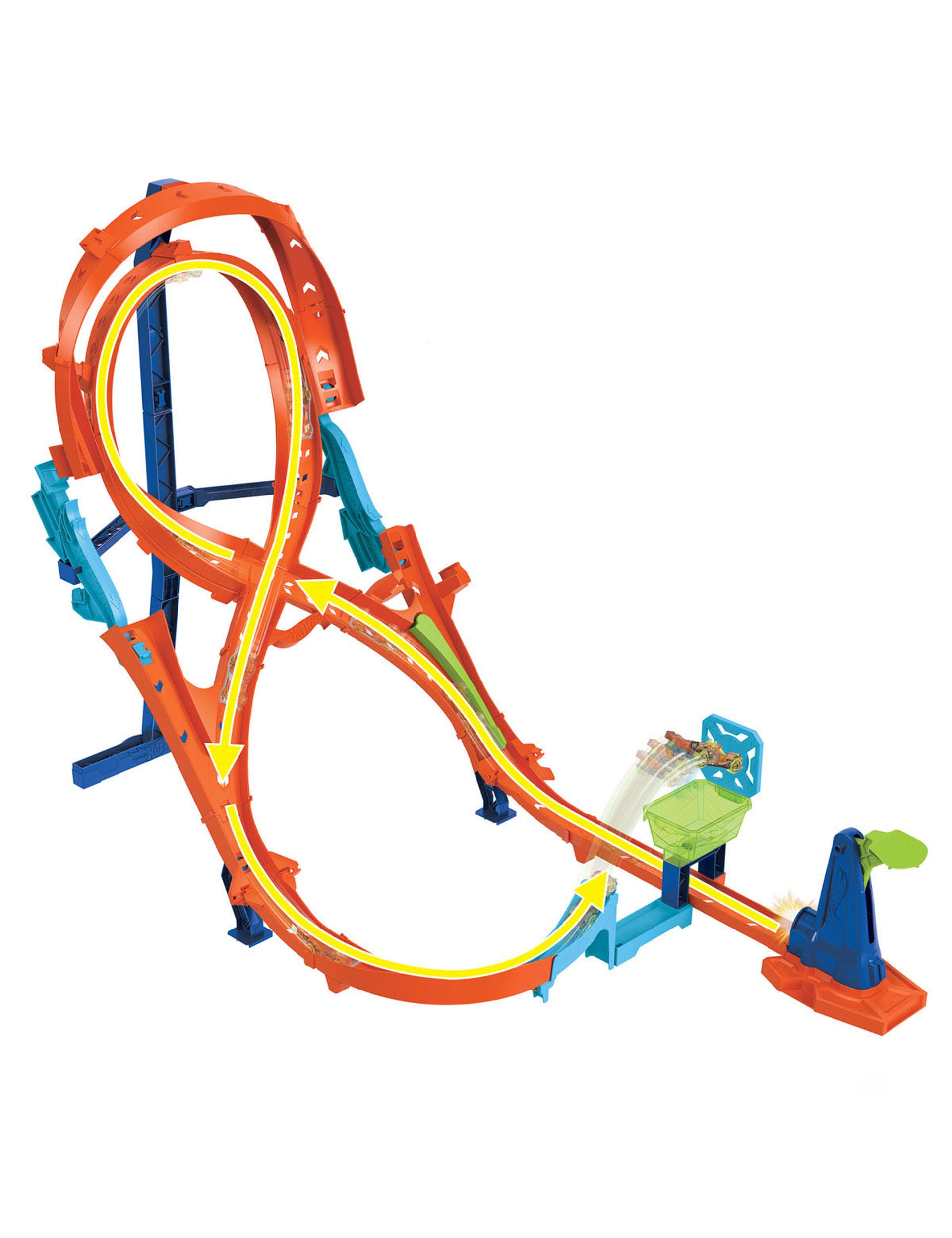 Hot Wheels Action Vertical-8 Jump Track Set (5-8 Yrs)