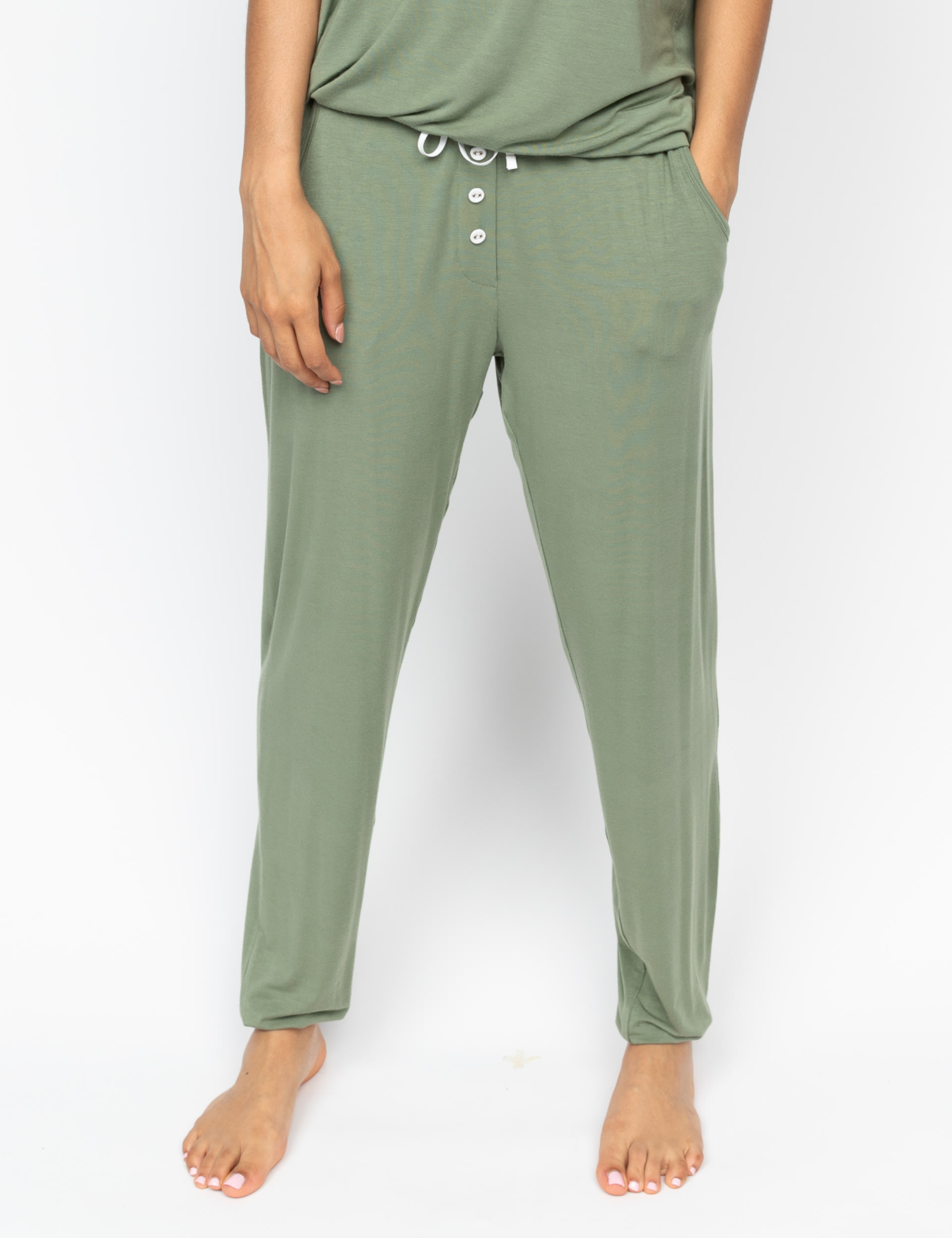 Cyberjammies Women's Tie Pyjama Bottoms - 14 - Green, Green