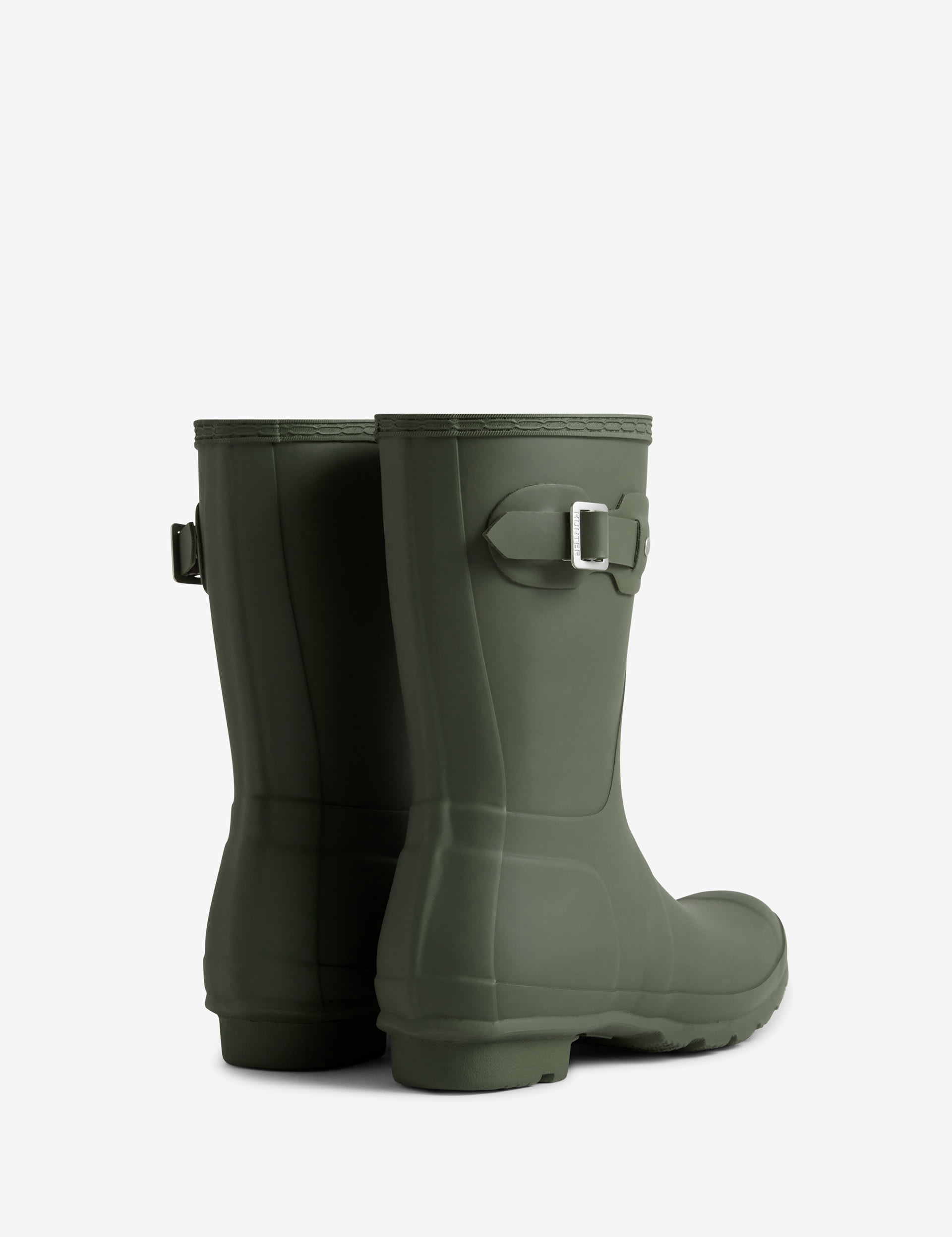 Hunter Women's Original Wellington Boots - 6 - Khaki, Khaki,Navy