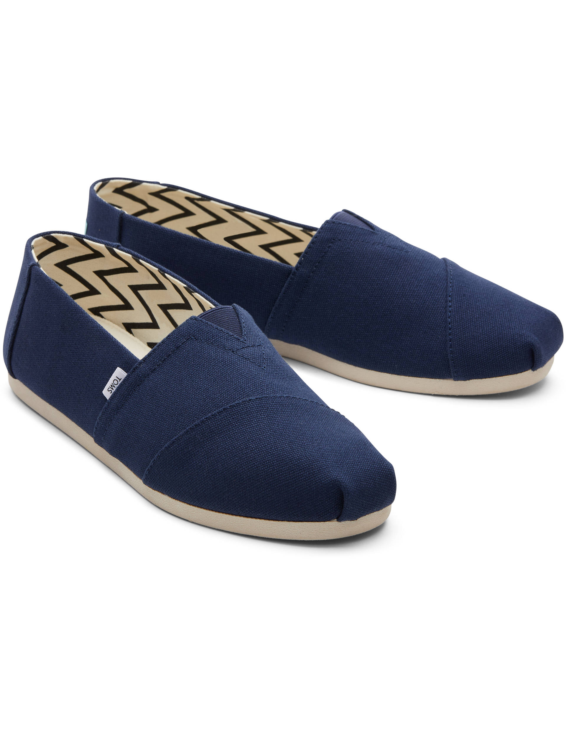 Toms Men's Toms Alpargata Flat Espadrilles - 8 - Blue, Blue,Black/Black,Black