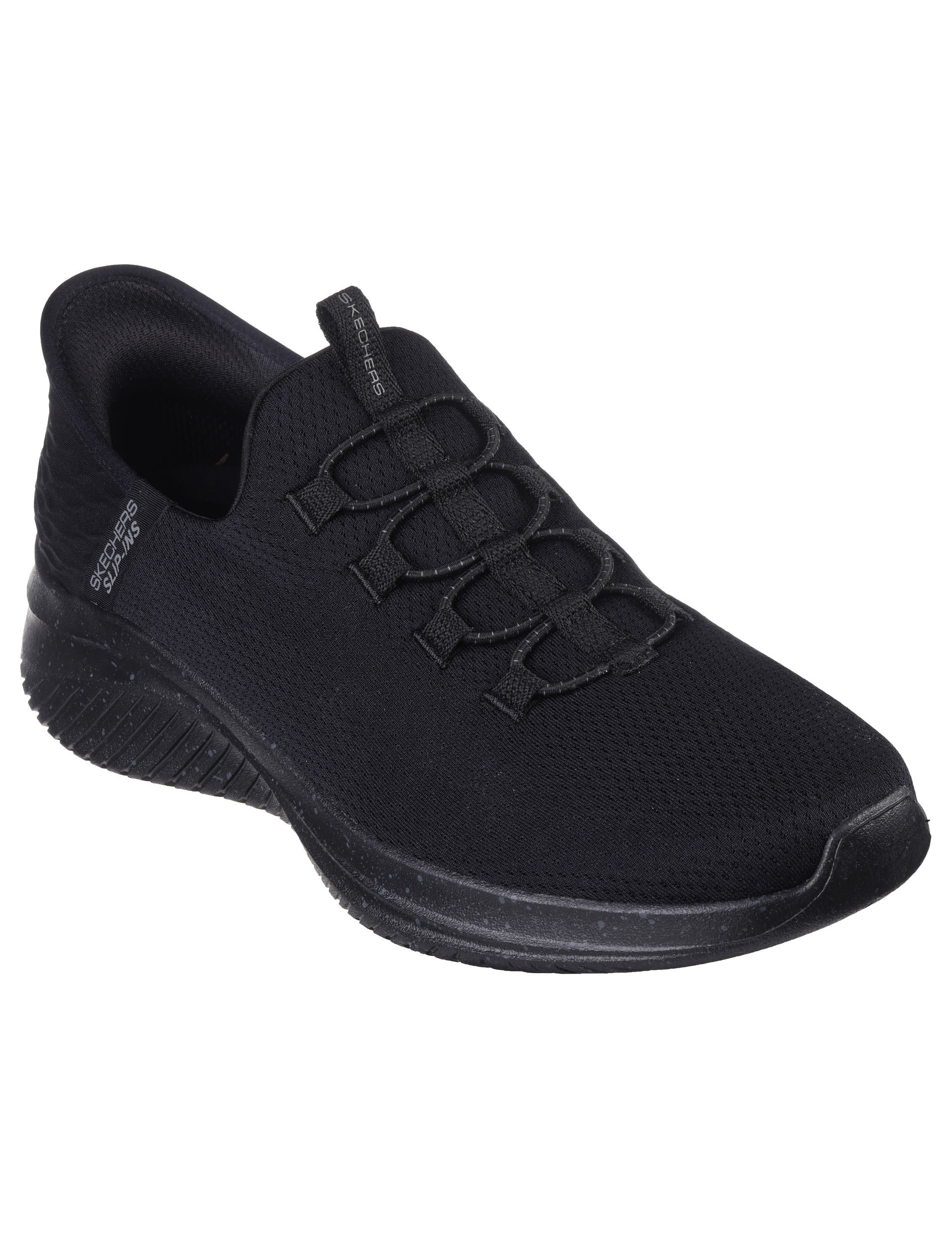 Skechers Men's Ultra Flex 3.0 Right Away Wide Fit Slip-ins Trainers - 9 - Black, Black