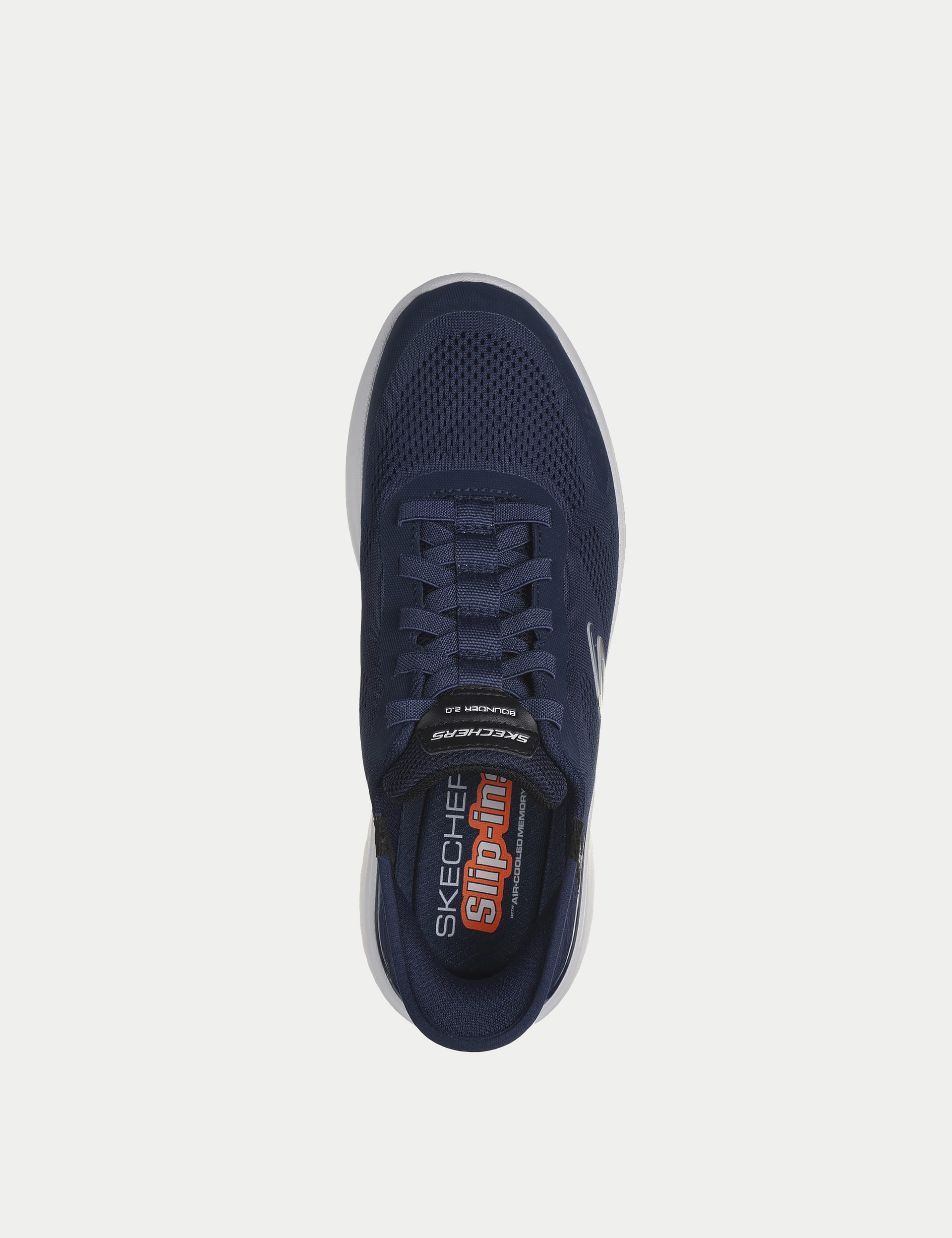 Skechers Men's Bounder 2.0 Emerged Slip-ins Trainers - 9 - Dark Navy, Dark Navy