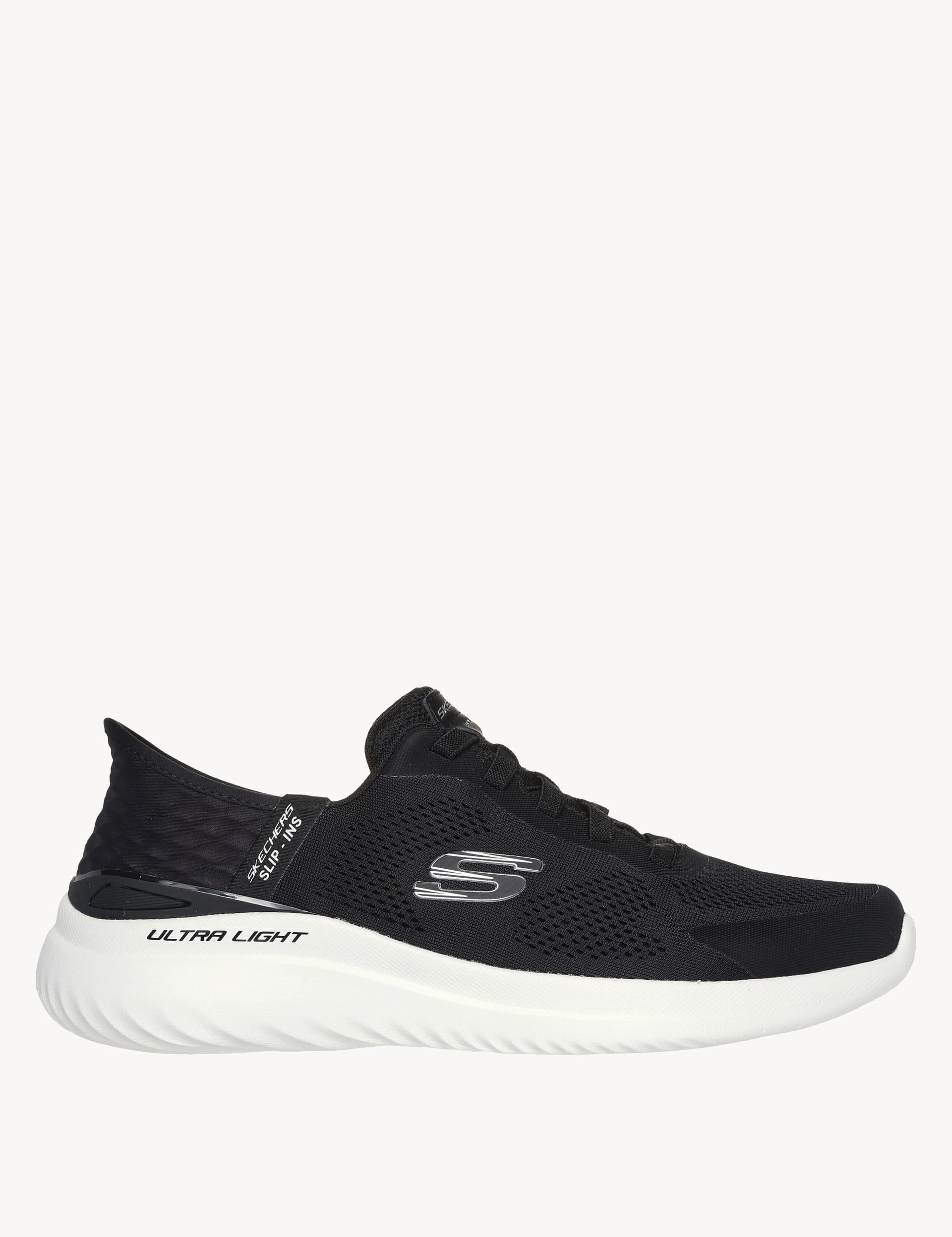 Skechers Men's Bounder 2.0 Emerged Slip-ins Trainers - 9 - Black, Black,Navy