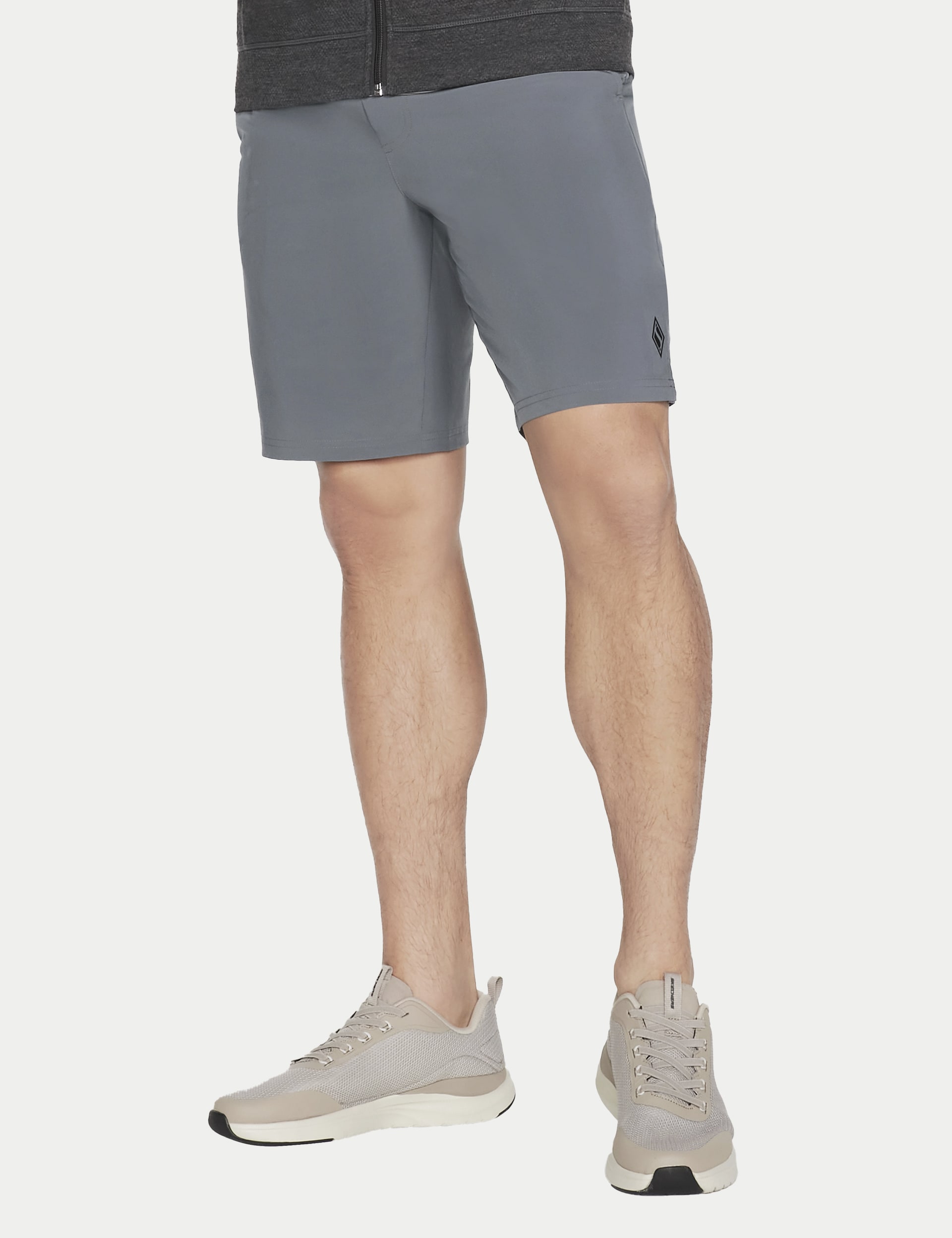 Skechers Men's Movement 7 Elasticated Waist Shorts - Dark Grey, Navy,Dark Grey