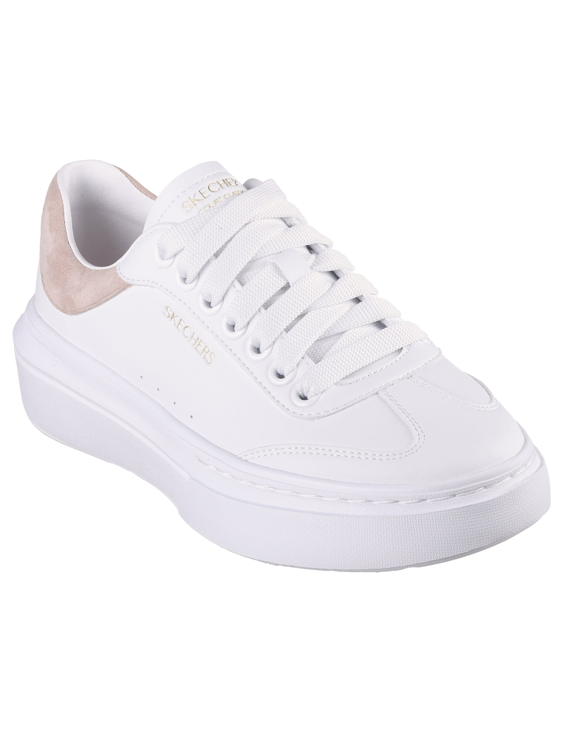 Skechers Women's Cordova Classic Best Behaviour Trainers - 5 - White Mix, White Mix