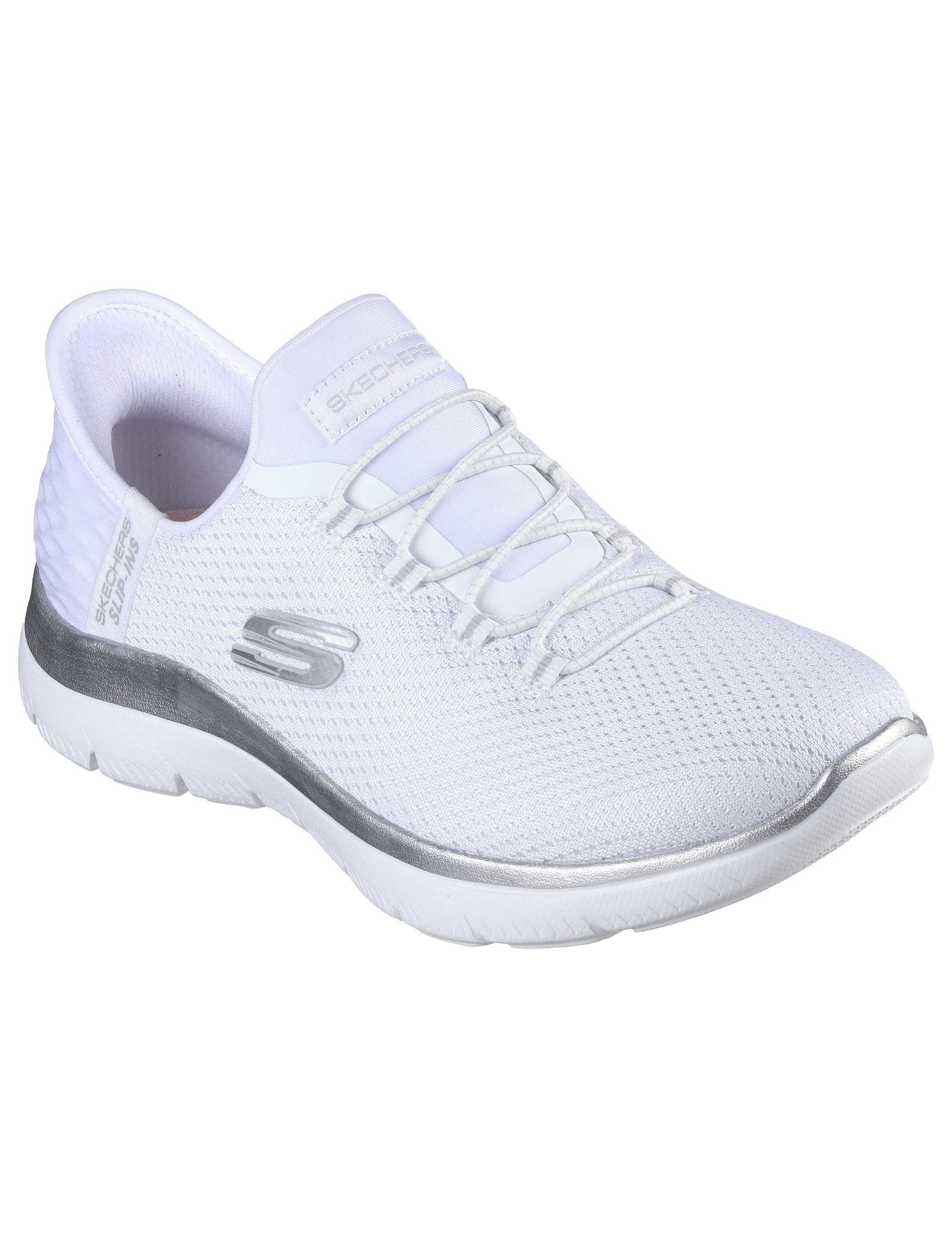 Skechers Women's Summits Diamond Dream Slip-ins Trainers - 4 - White, White