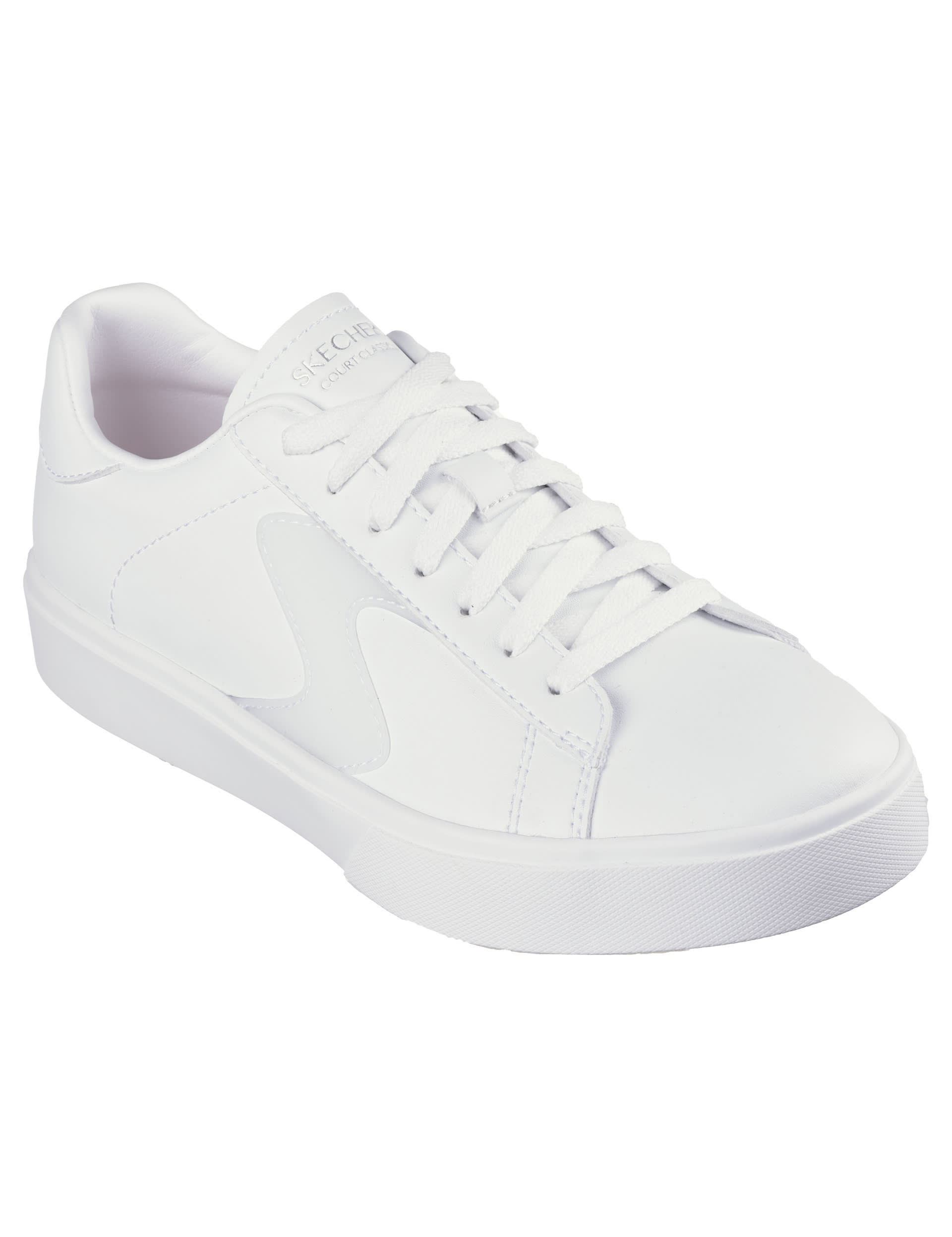 Skechers Women's Eden LX Top Grade Lace Up Trainers - 6 - White, White