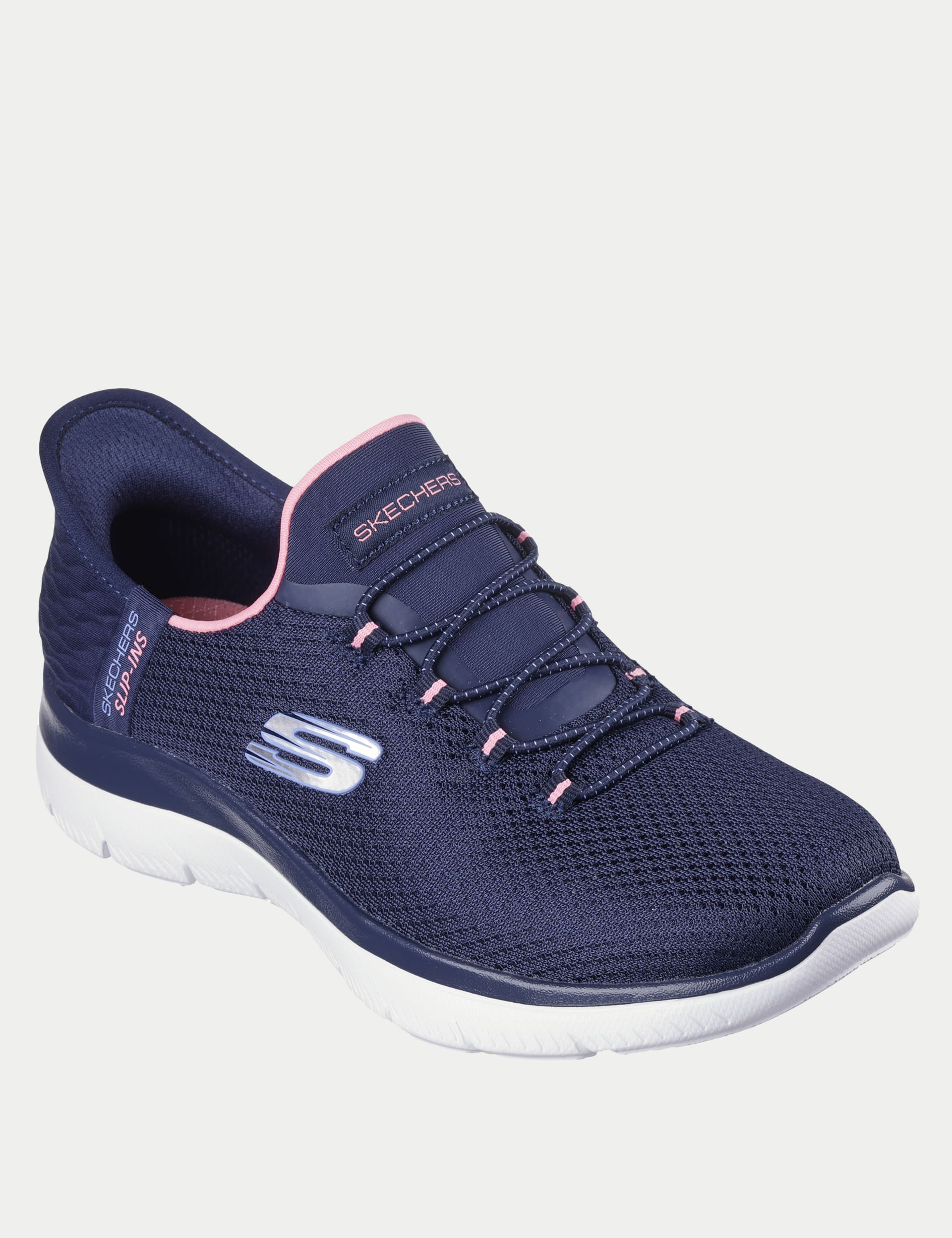 Skechers Women's Summits Diamond Dream Trainers - 5 - Navy Mix, Navy Mix