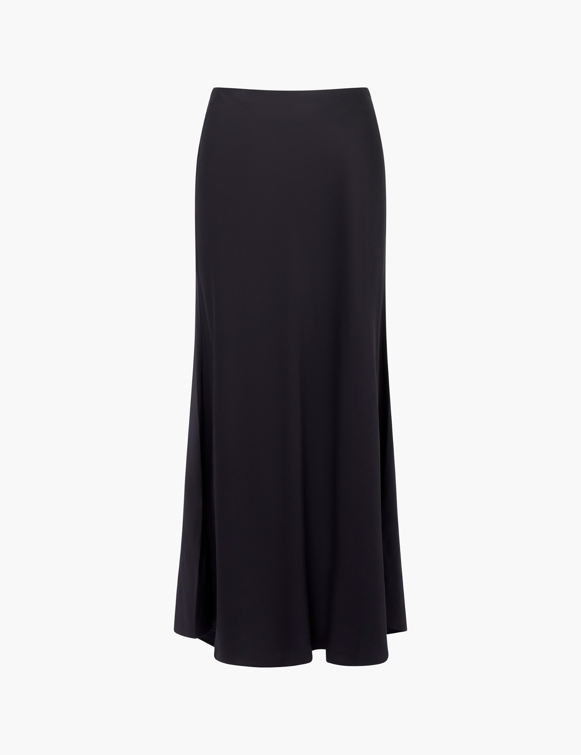 French Connection Women's Maxi A-Line Skirt with Wool - 8 - Black, Black