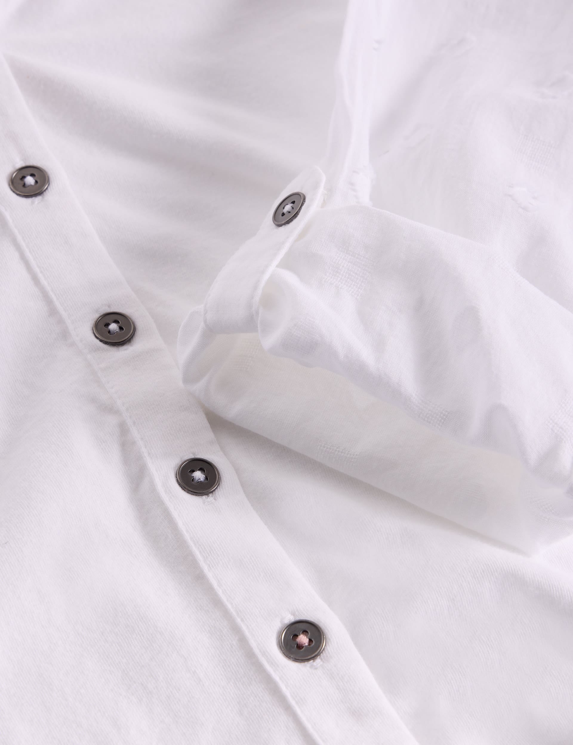 White Stuff Women's Pure Cotton Jersey Collared Shirt - 12, White